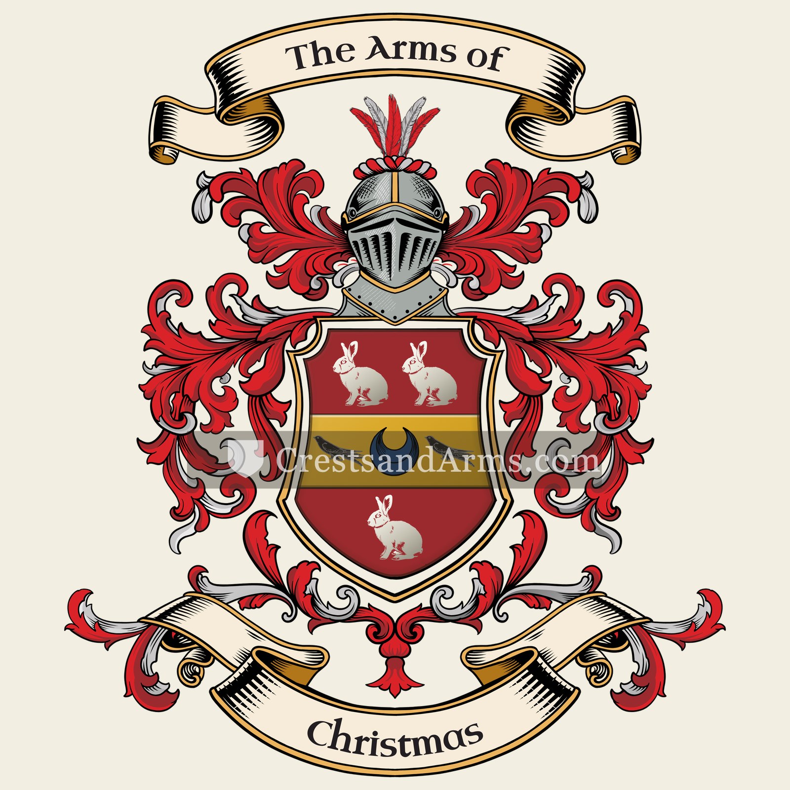 The Christmas coat of arms