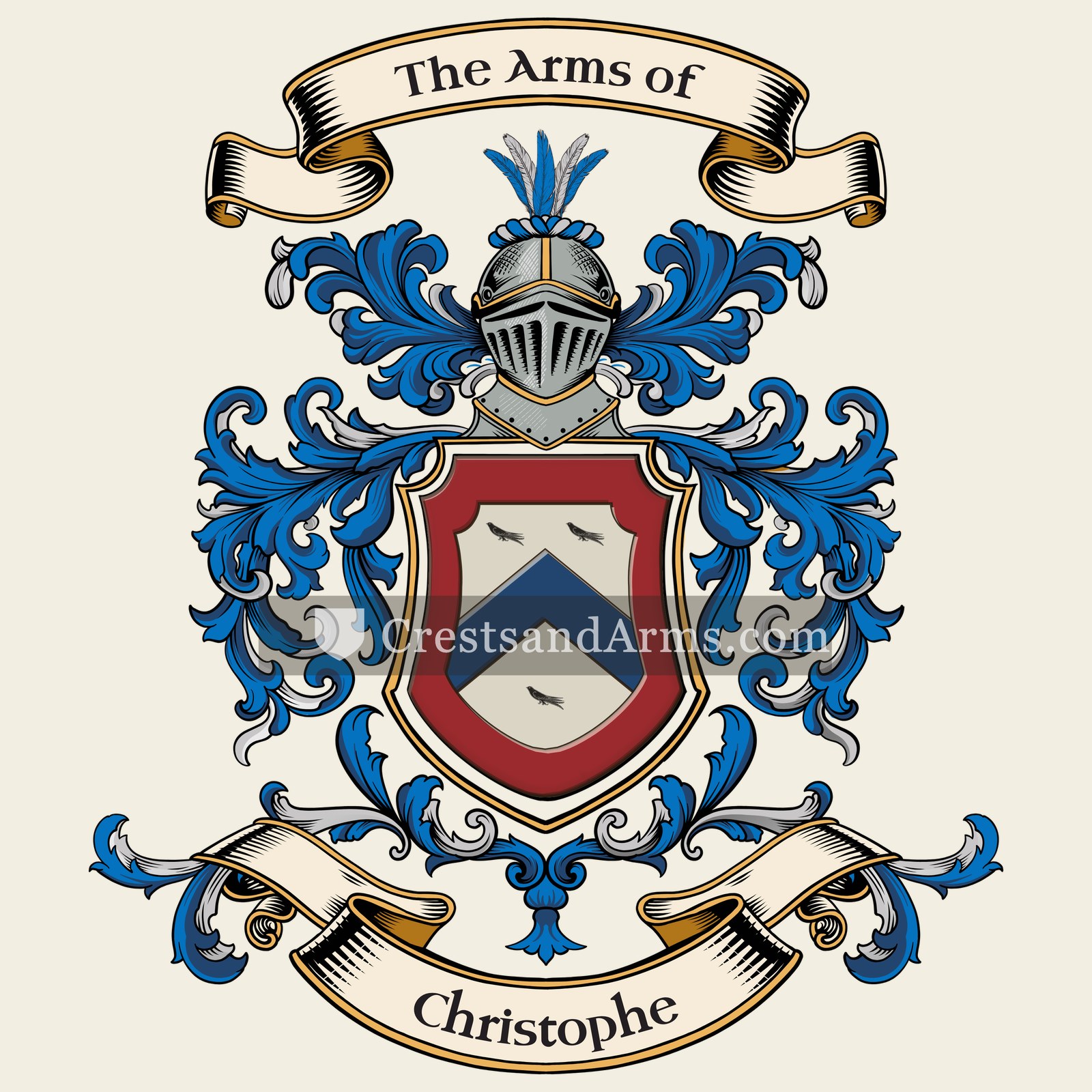 The Christophe coat of arms