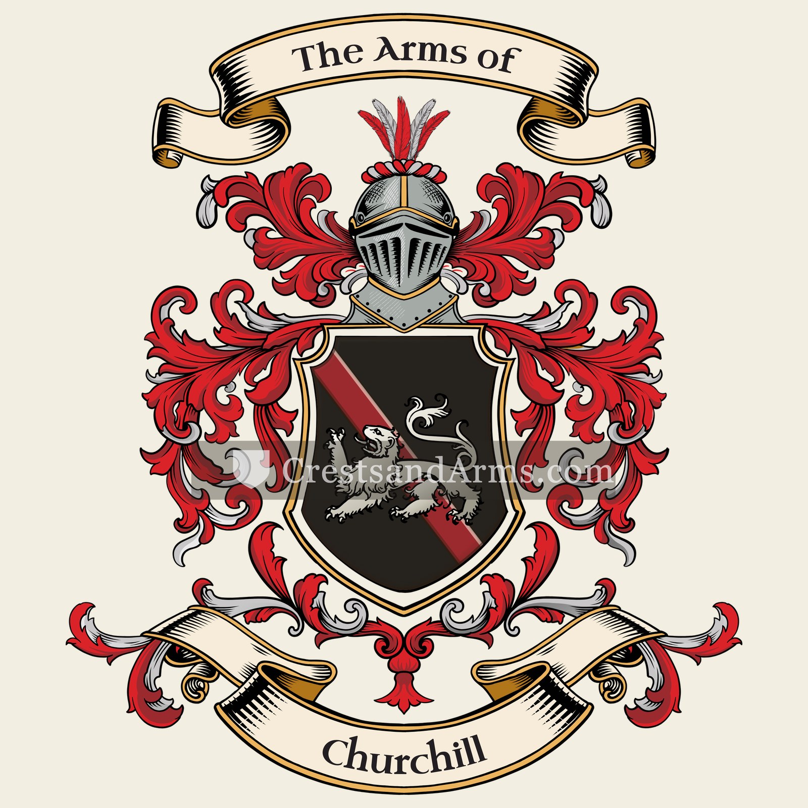The Churchill coat of arms