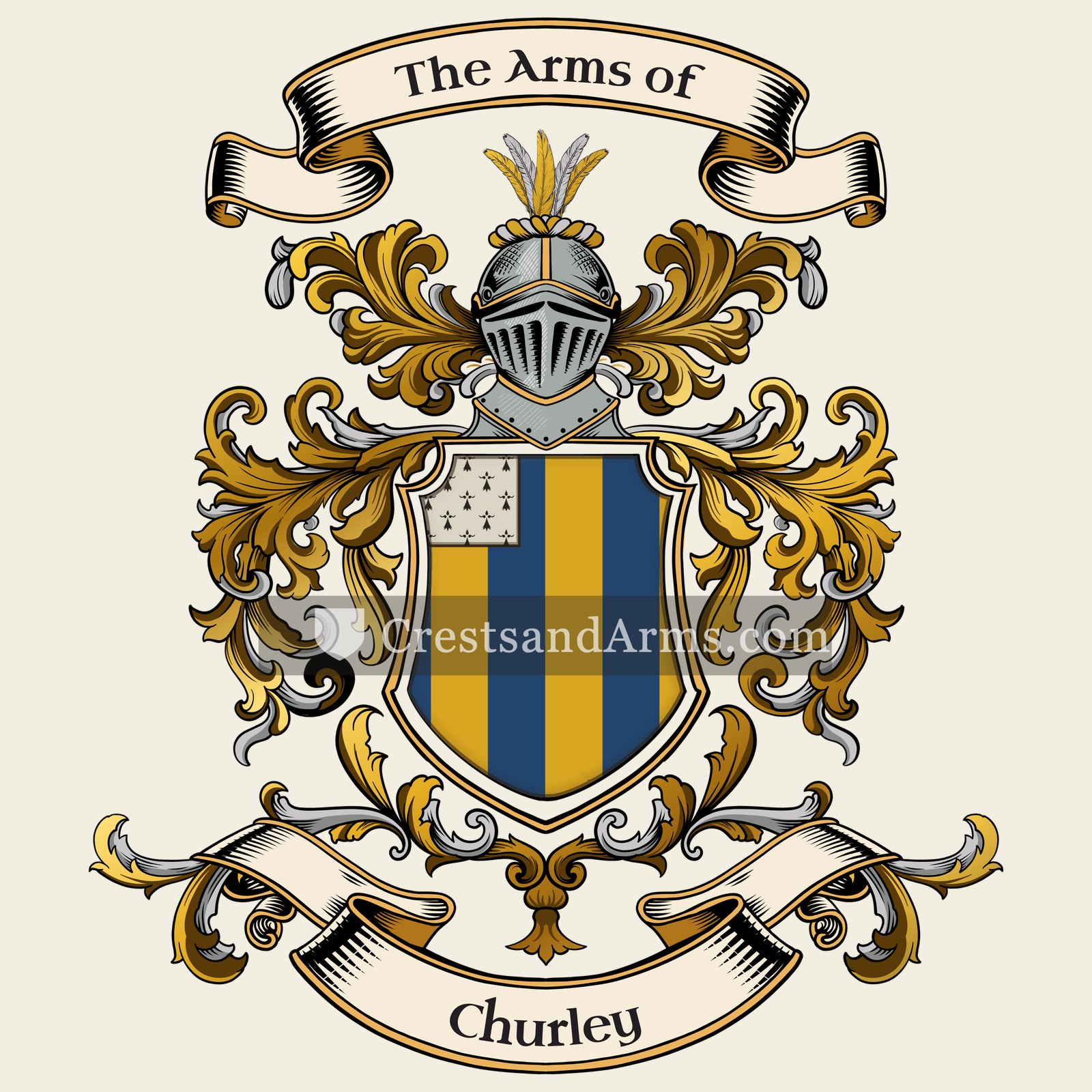 The Churley coat of arms