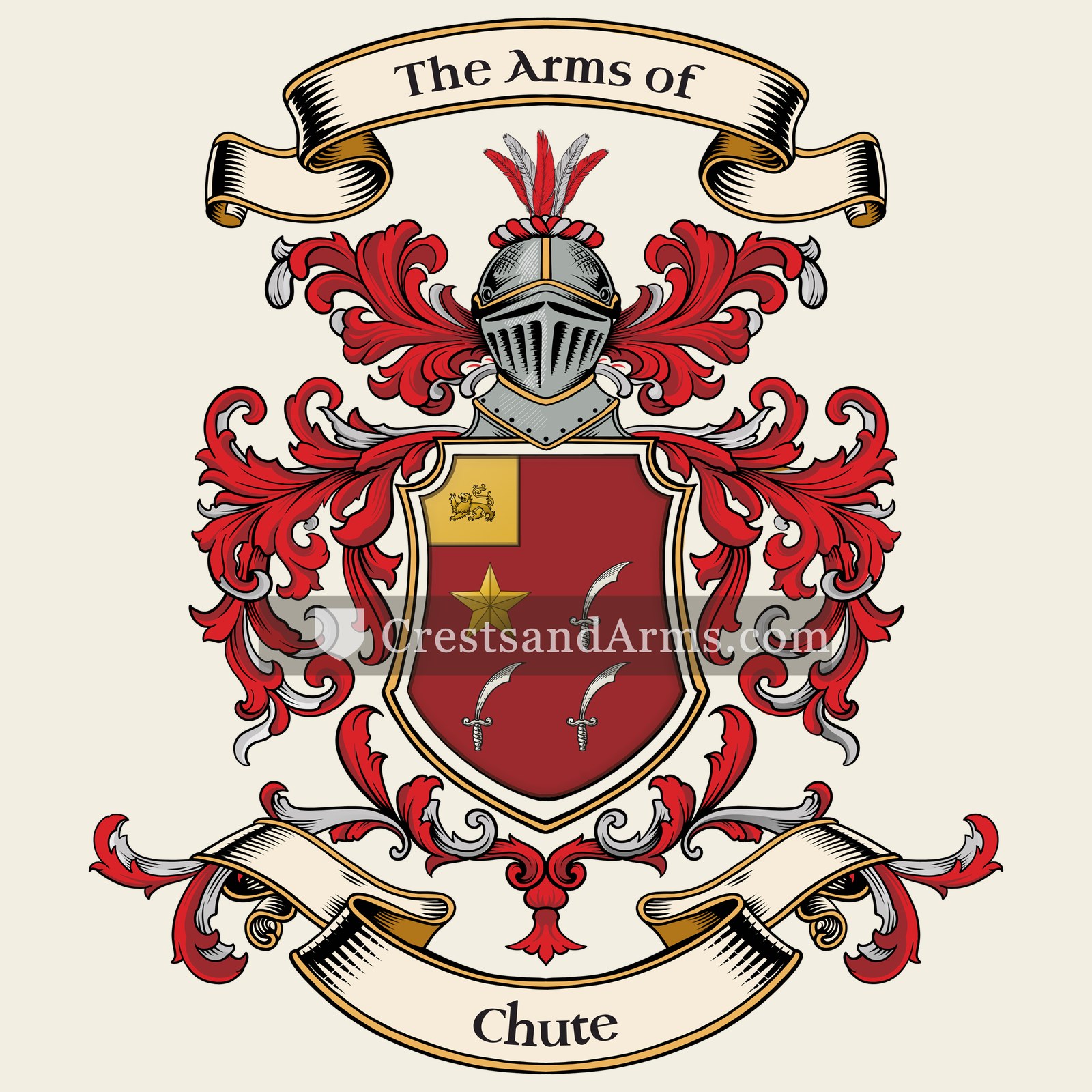 The Chute coat of arms