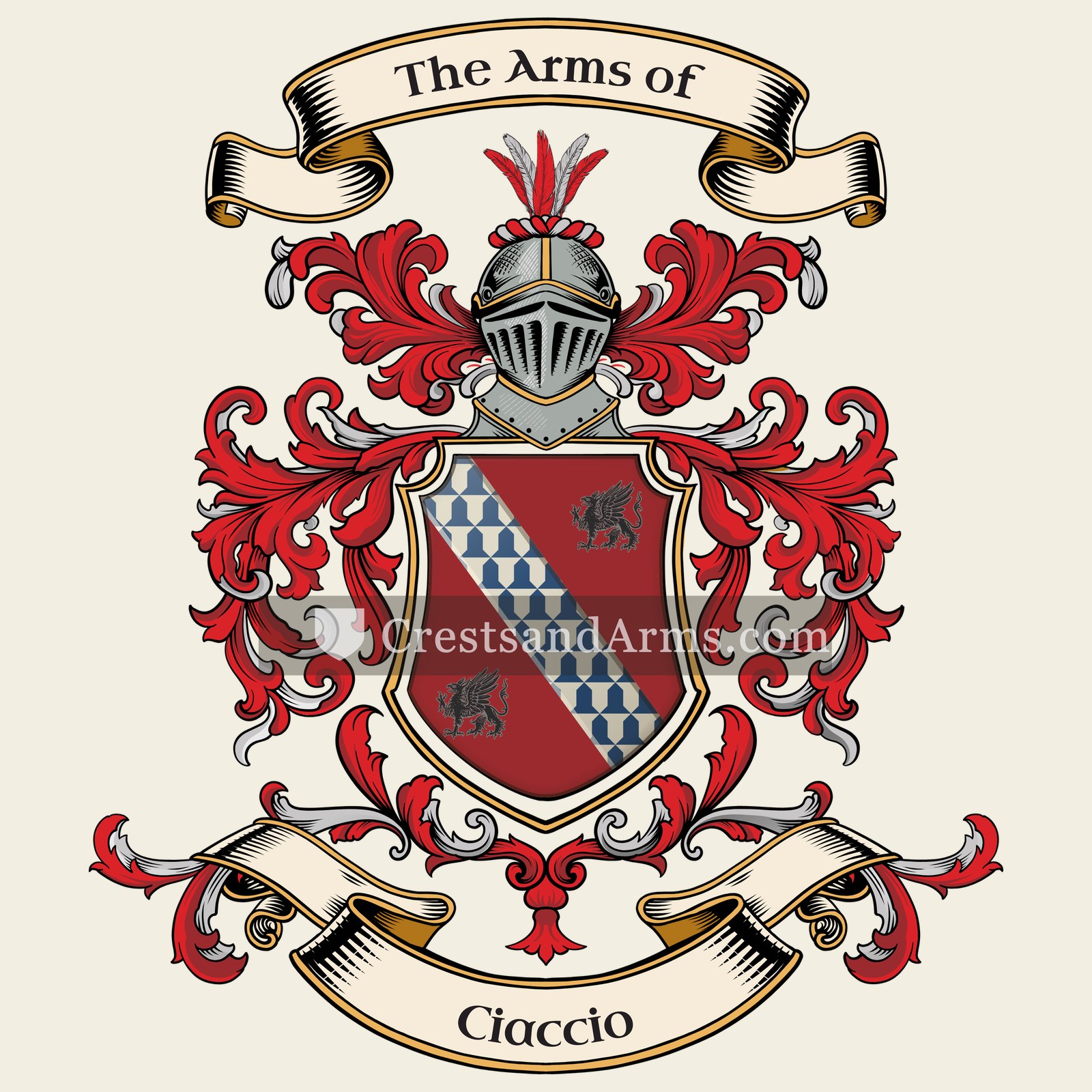 The Ciaccio coat of arms
