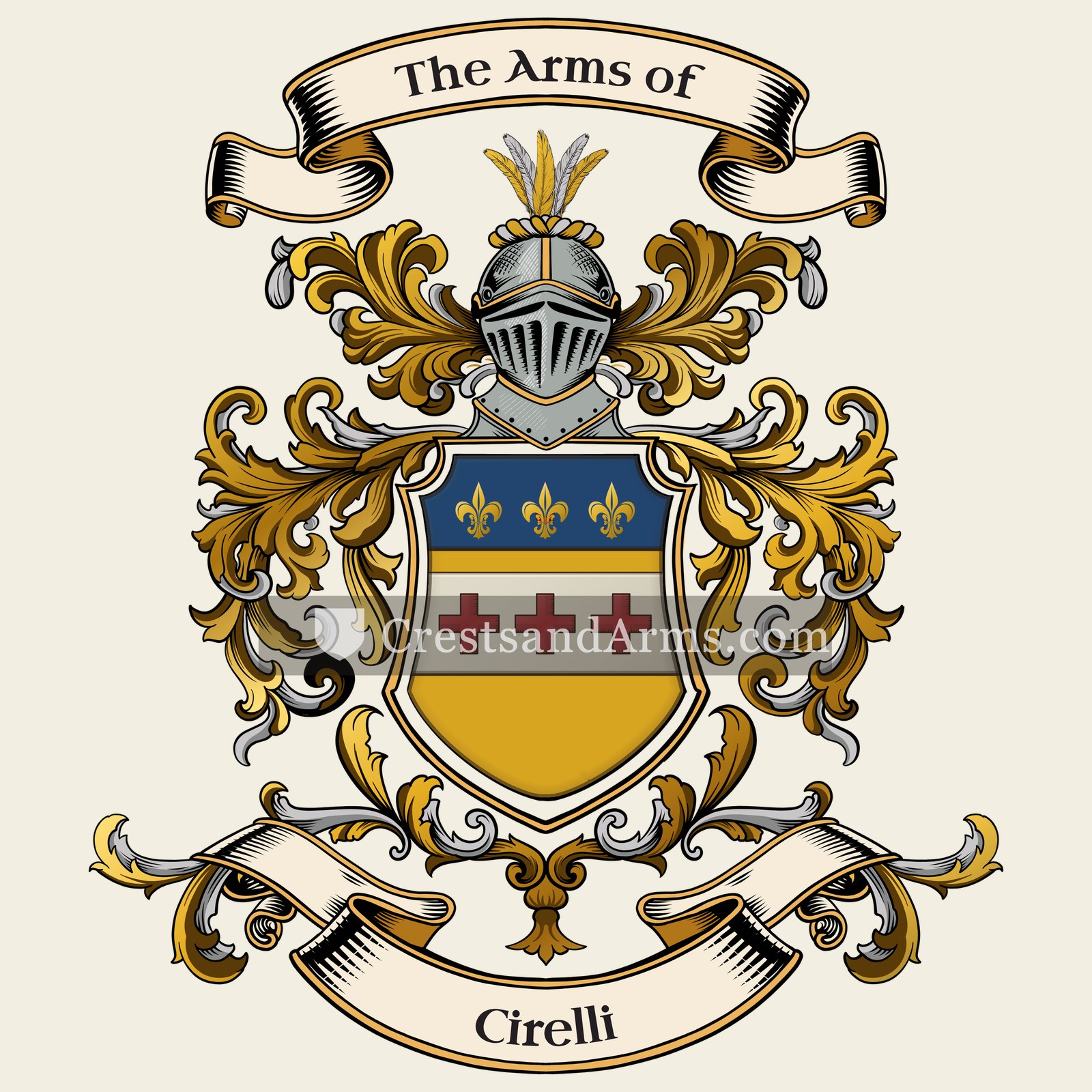 The Cirelli coat of arms