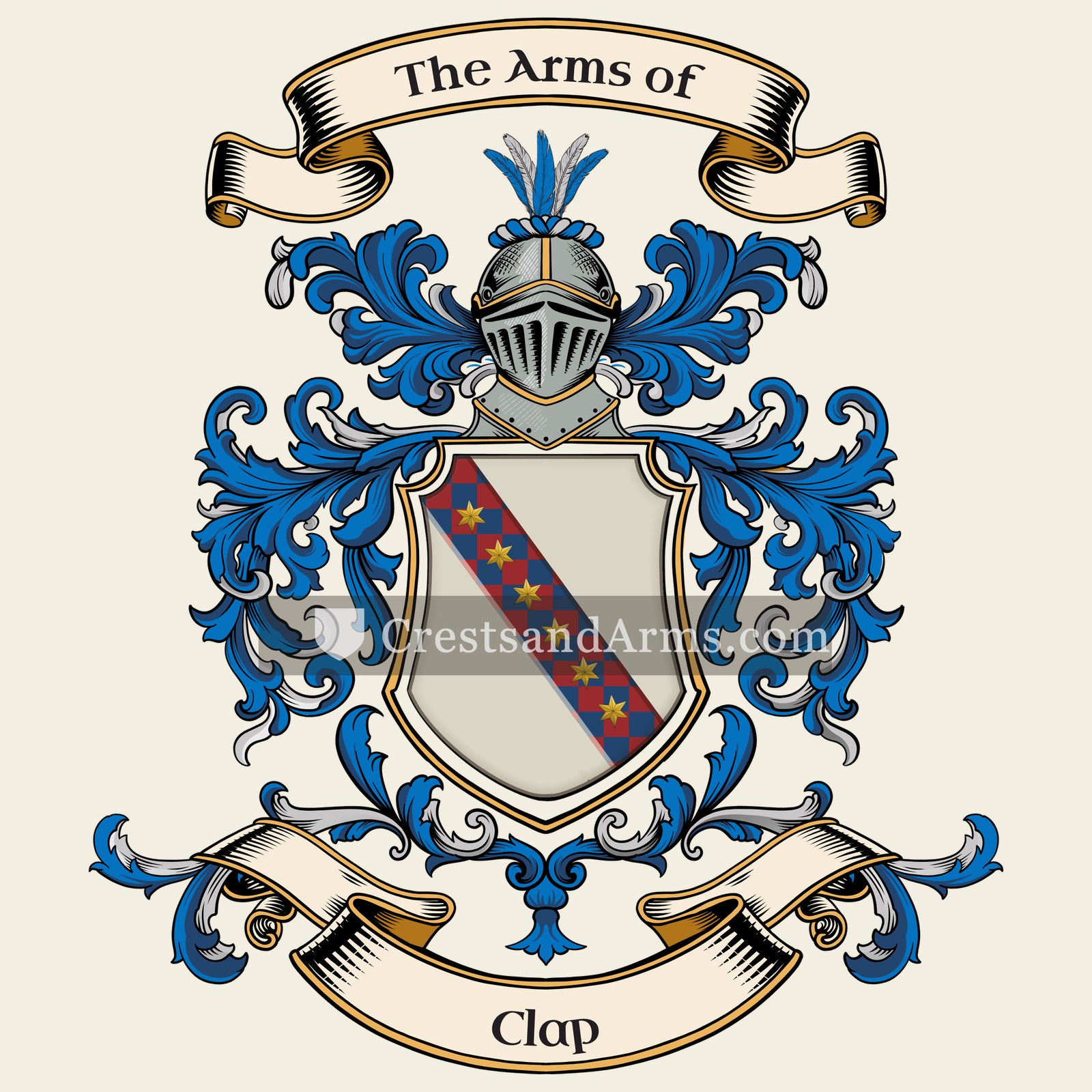 The Clap coat of arms