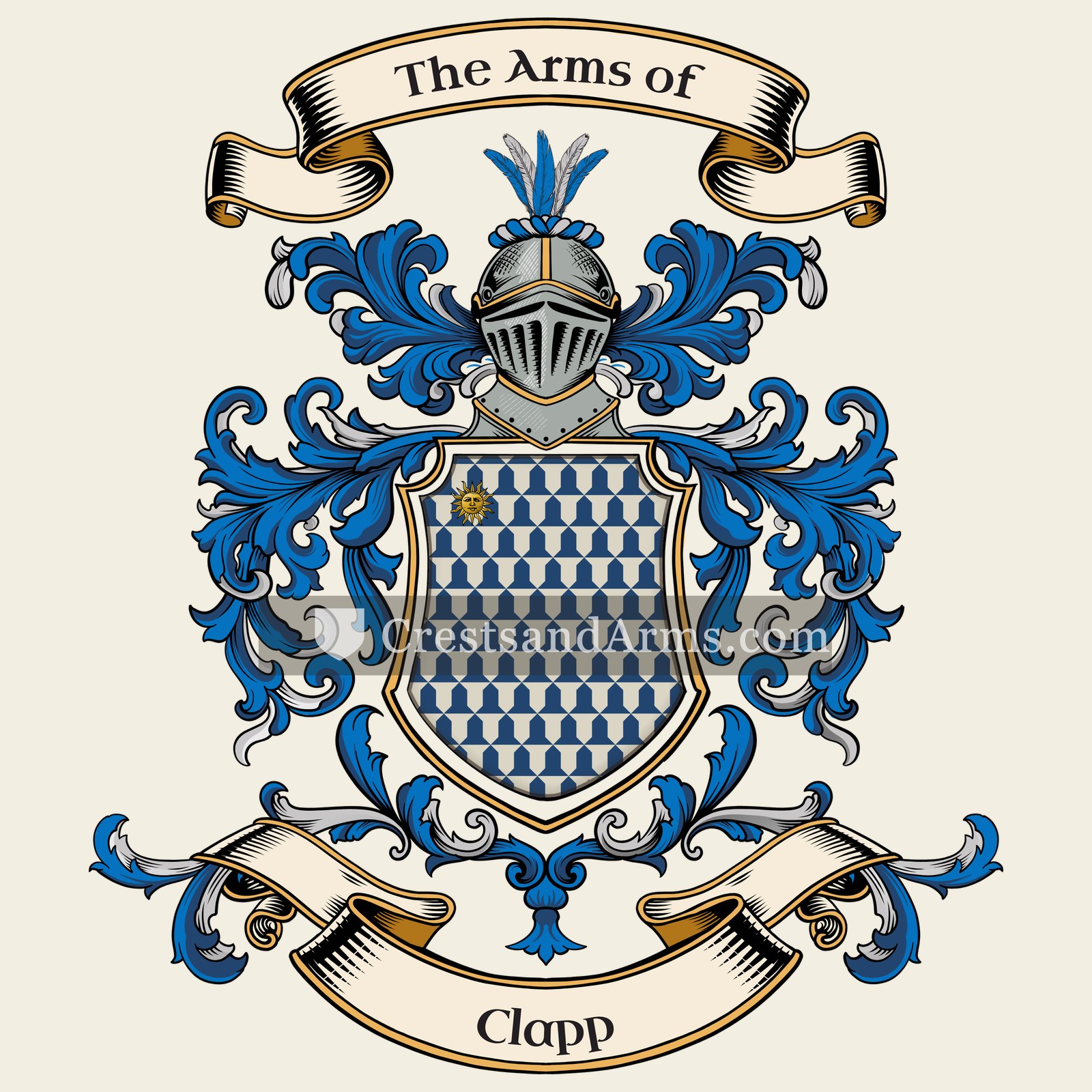 The Clapp coat of arms