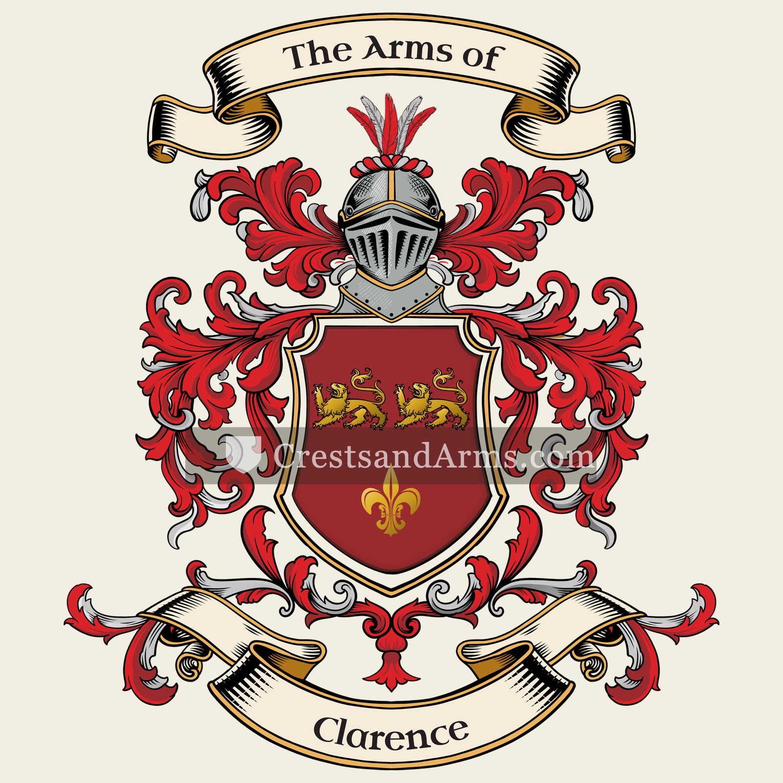 The Clarence coat of arms