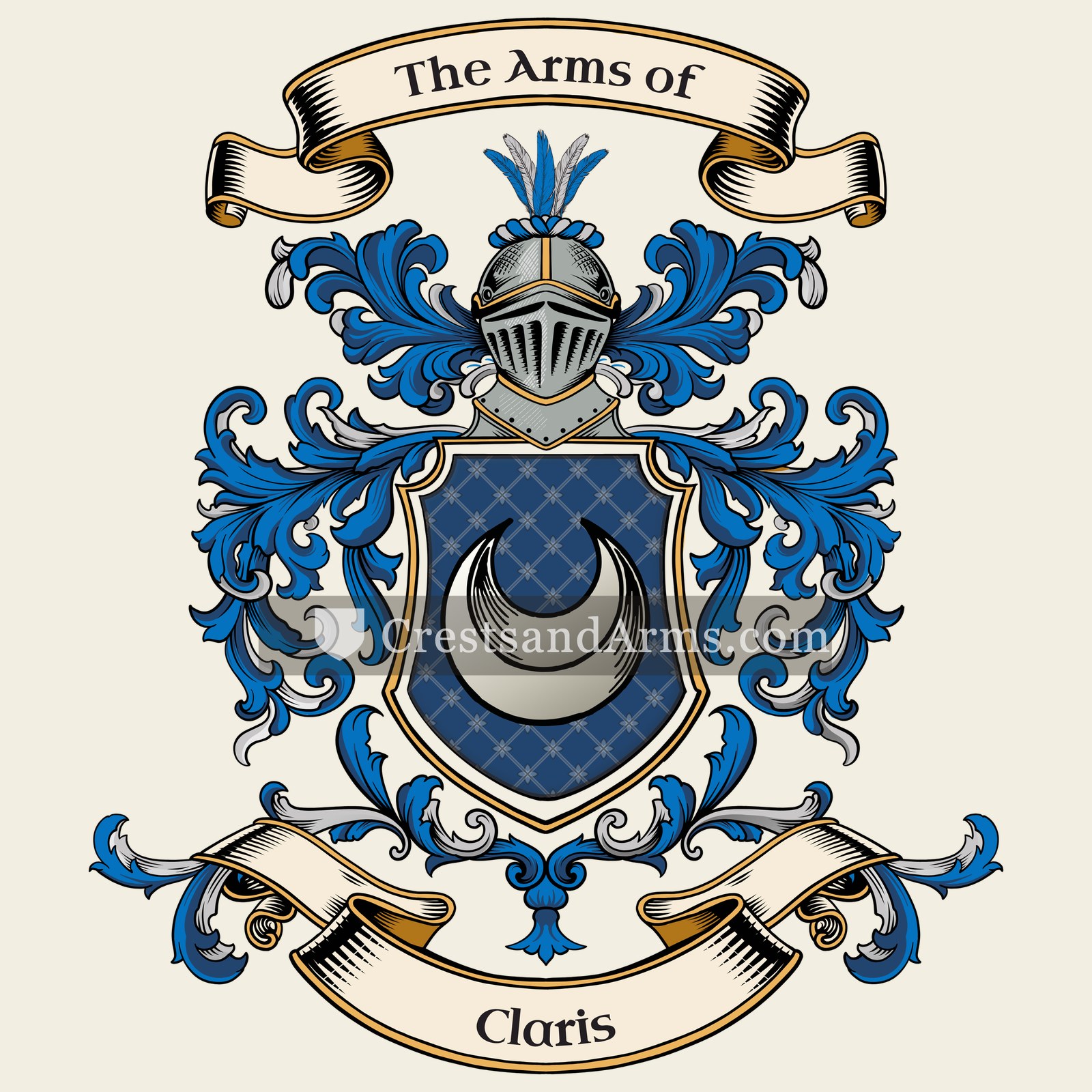 The Claris coat of arms