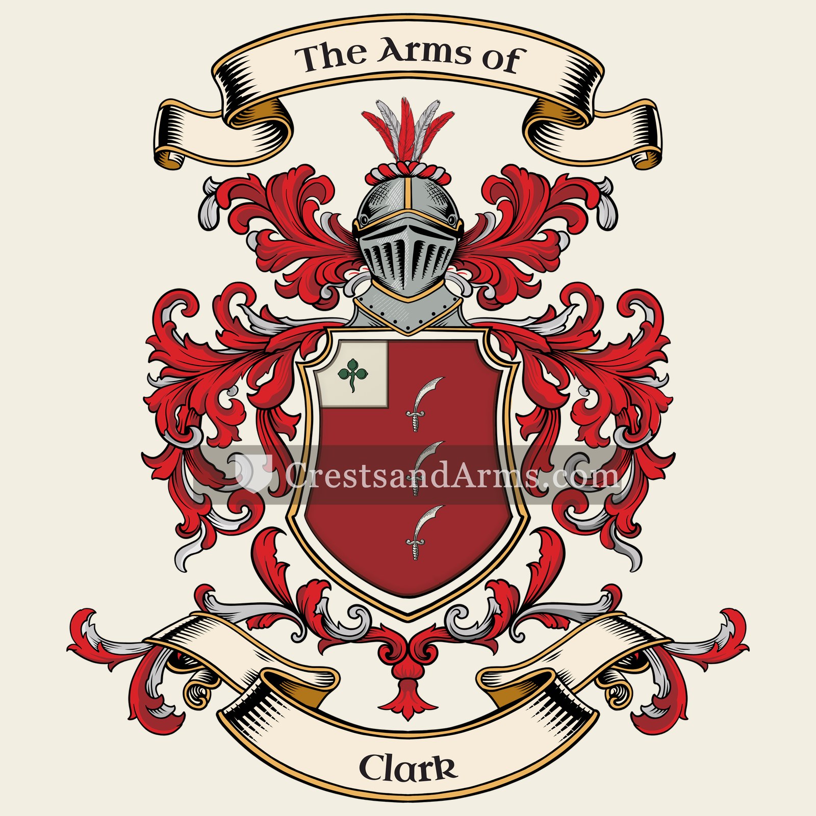 The Clark coat of arms