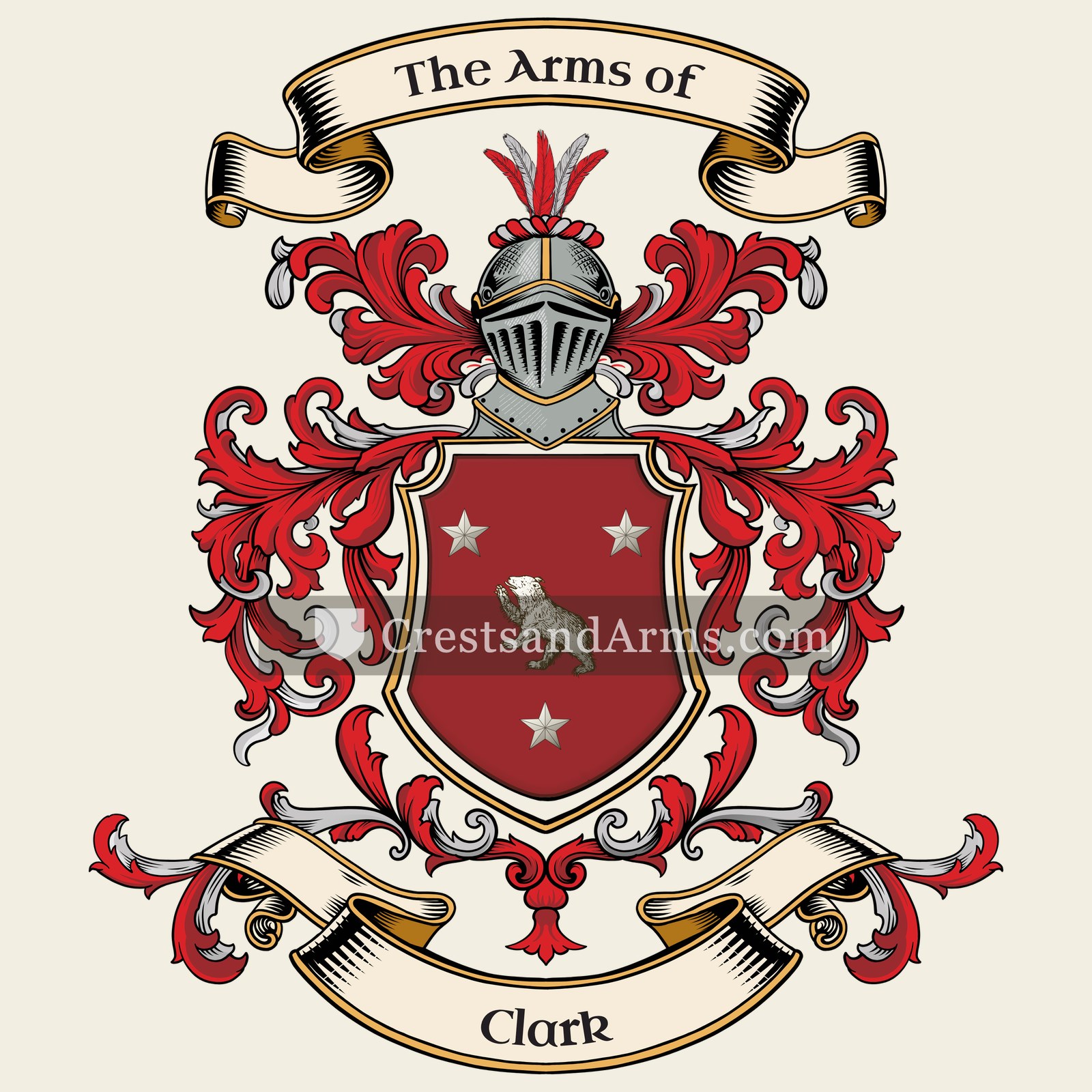 The Clark coat of arms