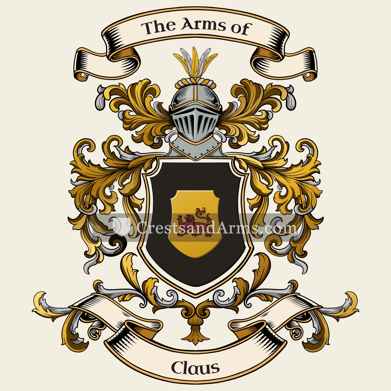 The Claus coat of arms