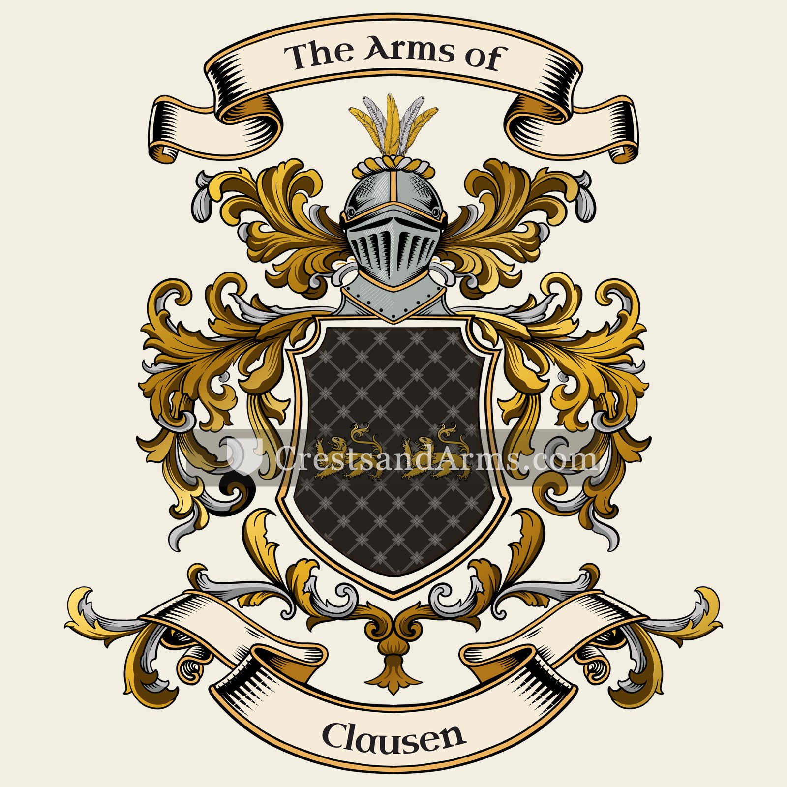 The Clausen coat of arms