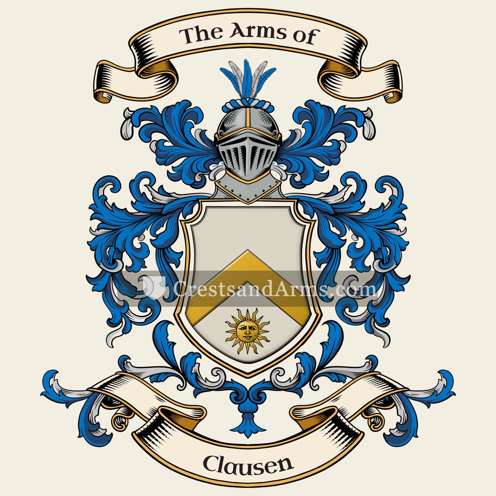 The Clausen coat of arms