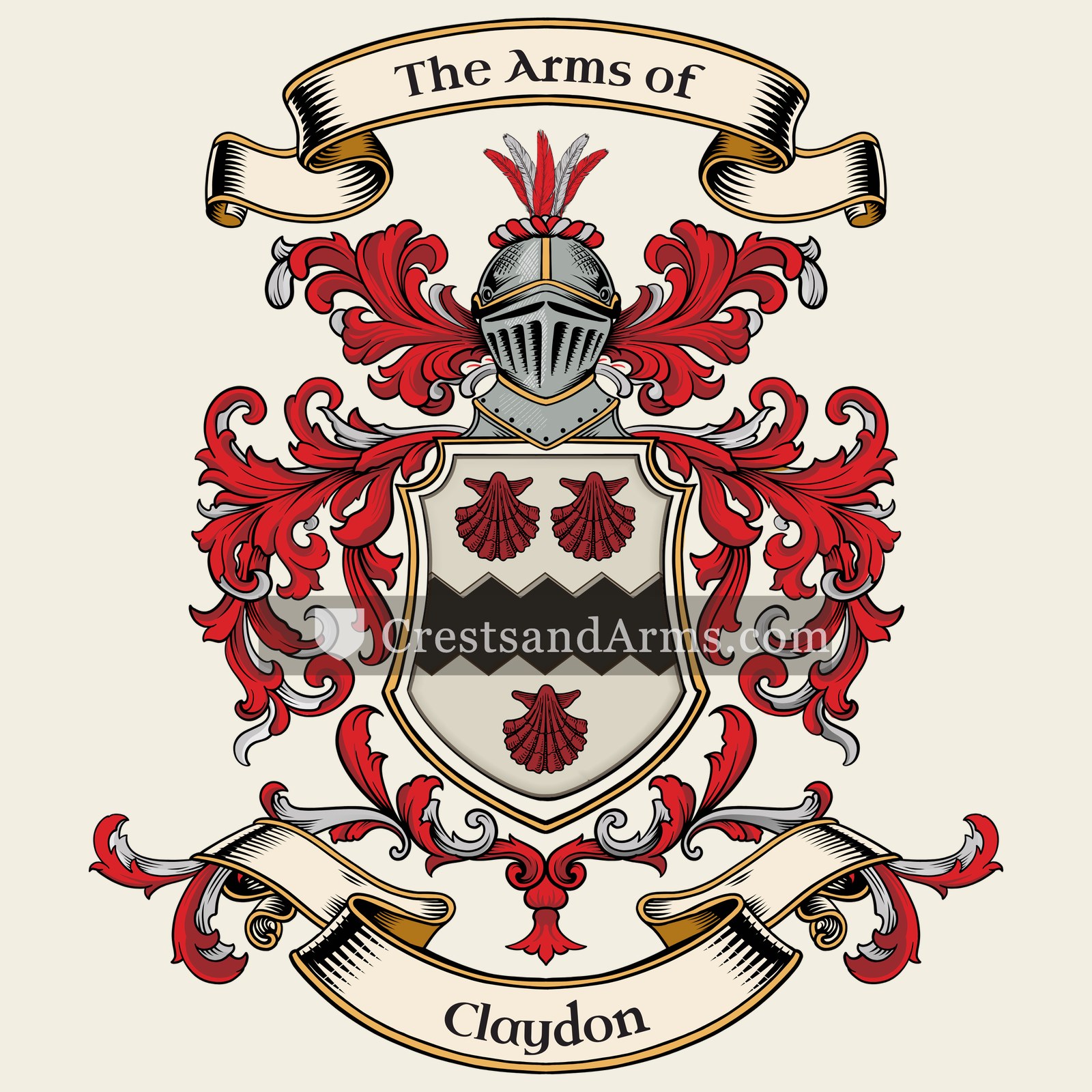 The Claydon coat of arms