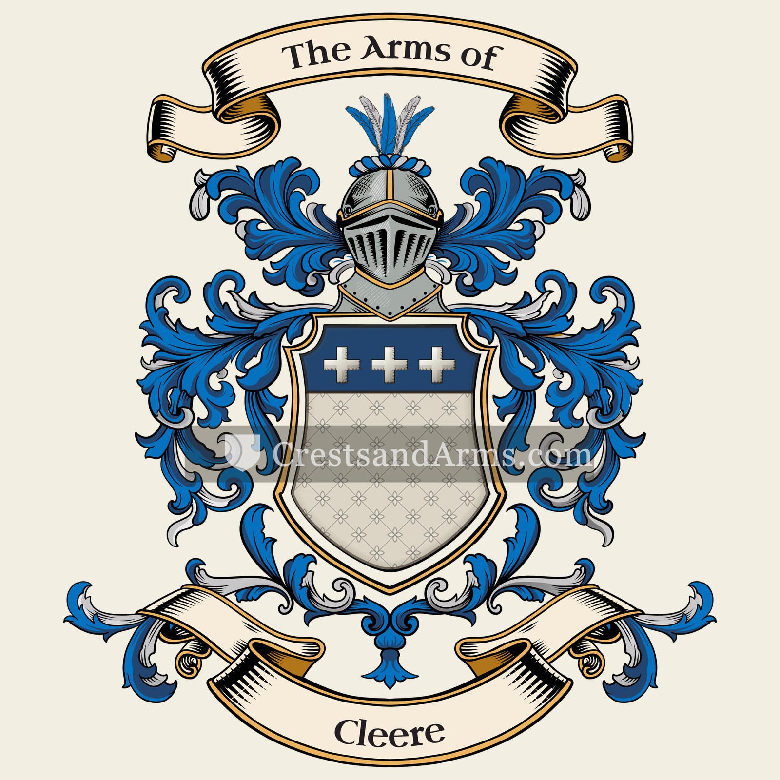 The Cleere coat of arms