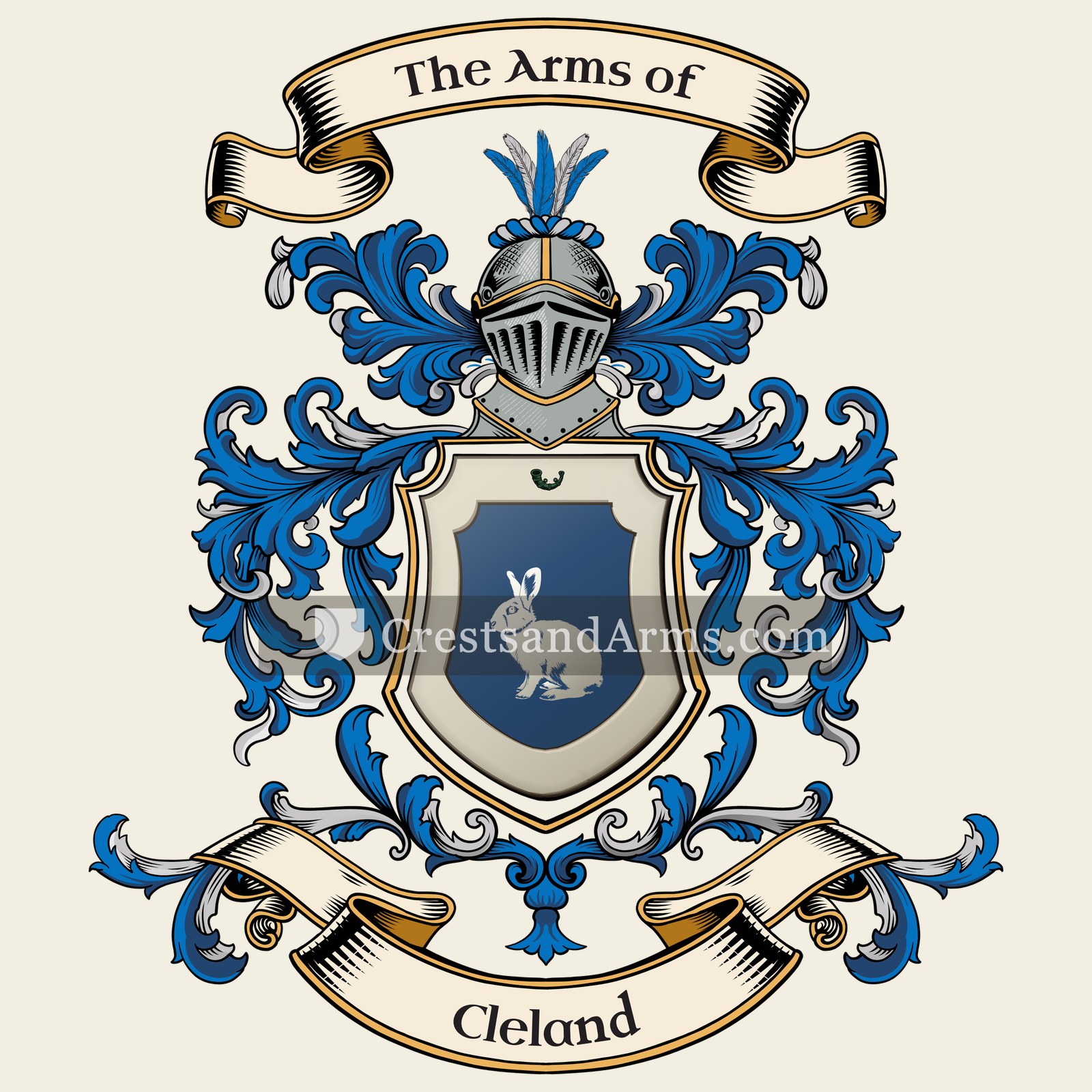 The Cleland coat of arms