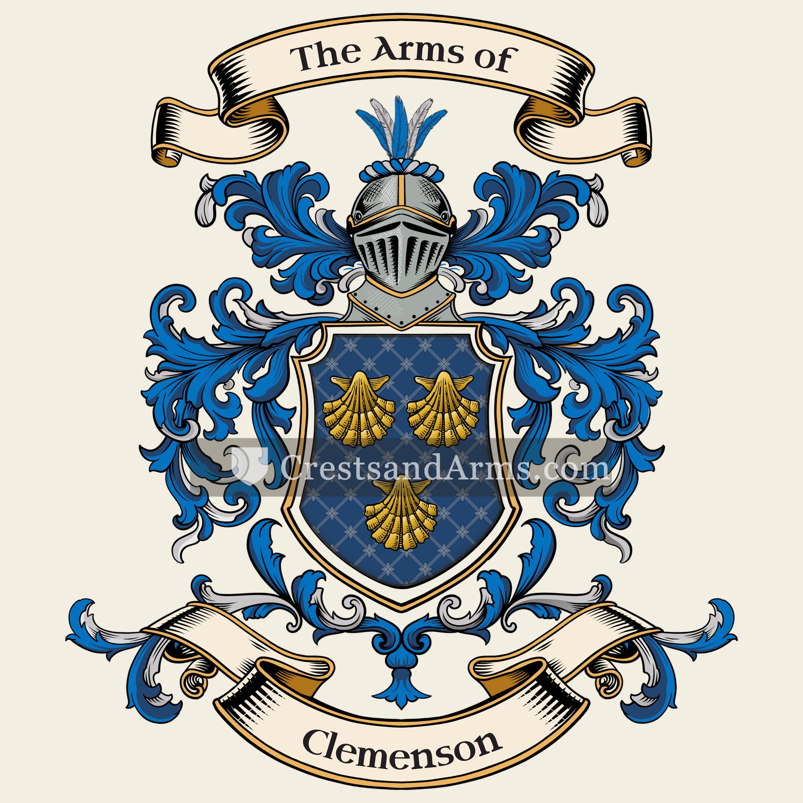 The Clemenson coat of arms