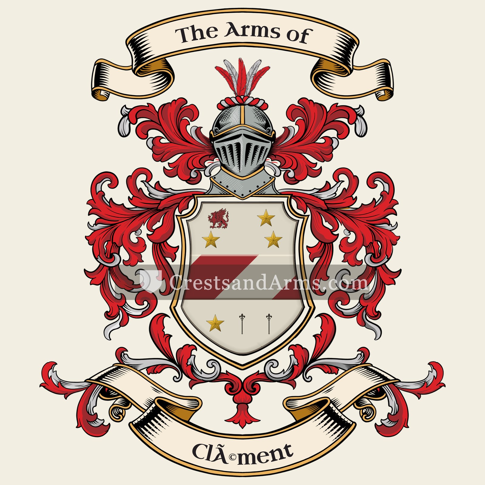 The Clément coat of arms