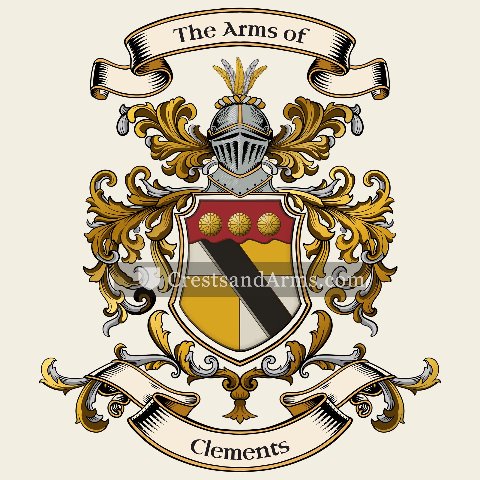 The Clements coat of arms