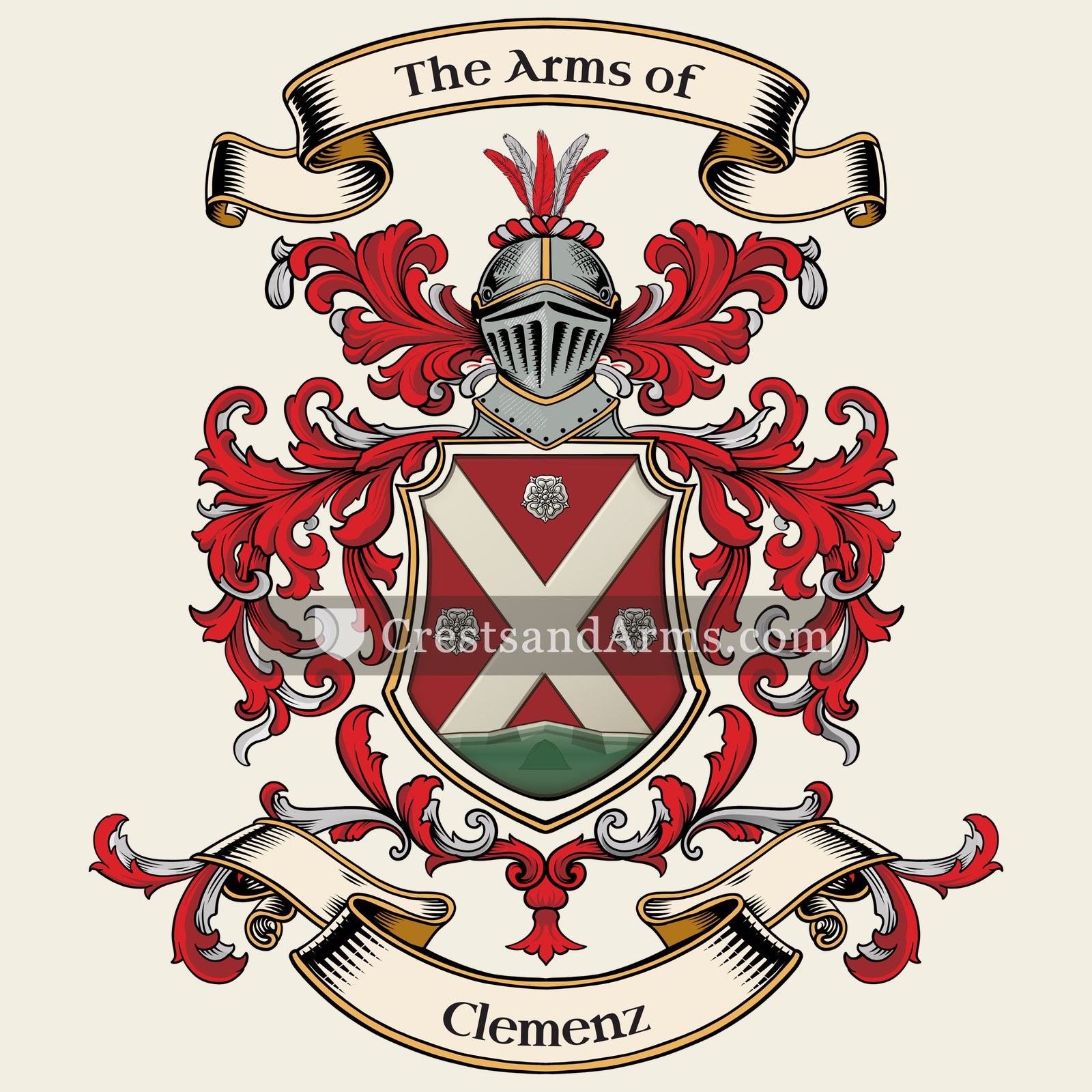 The Clemenz coat of arms
