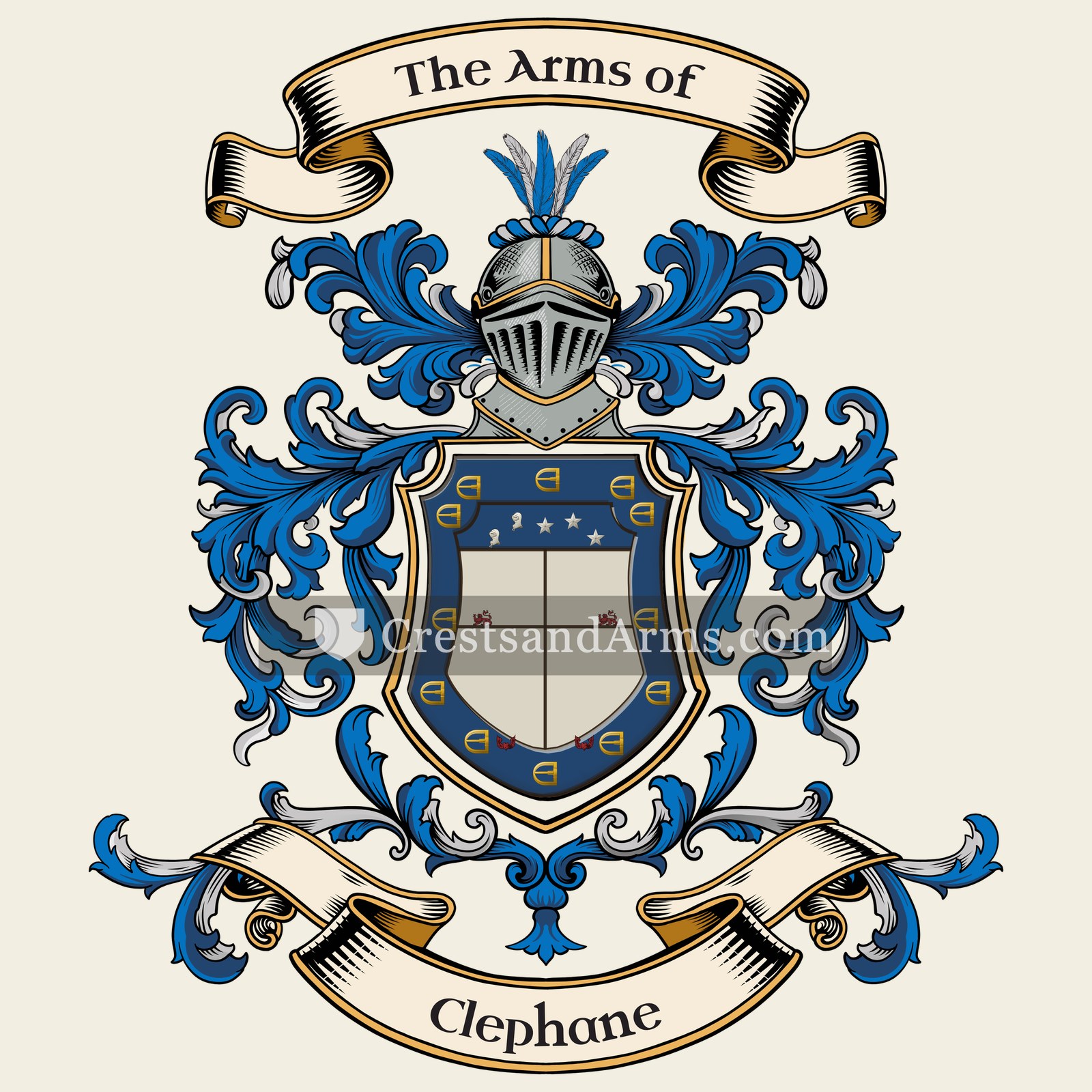 The Clephane coat of arms
