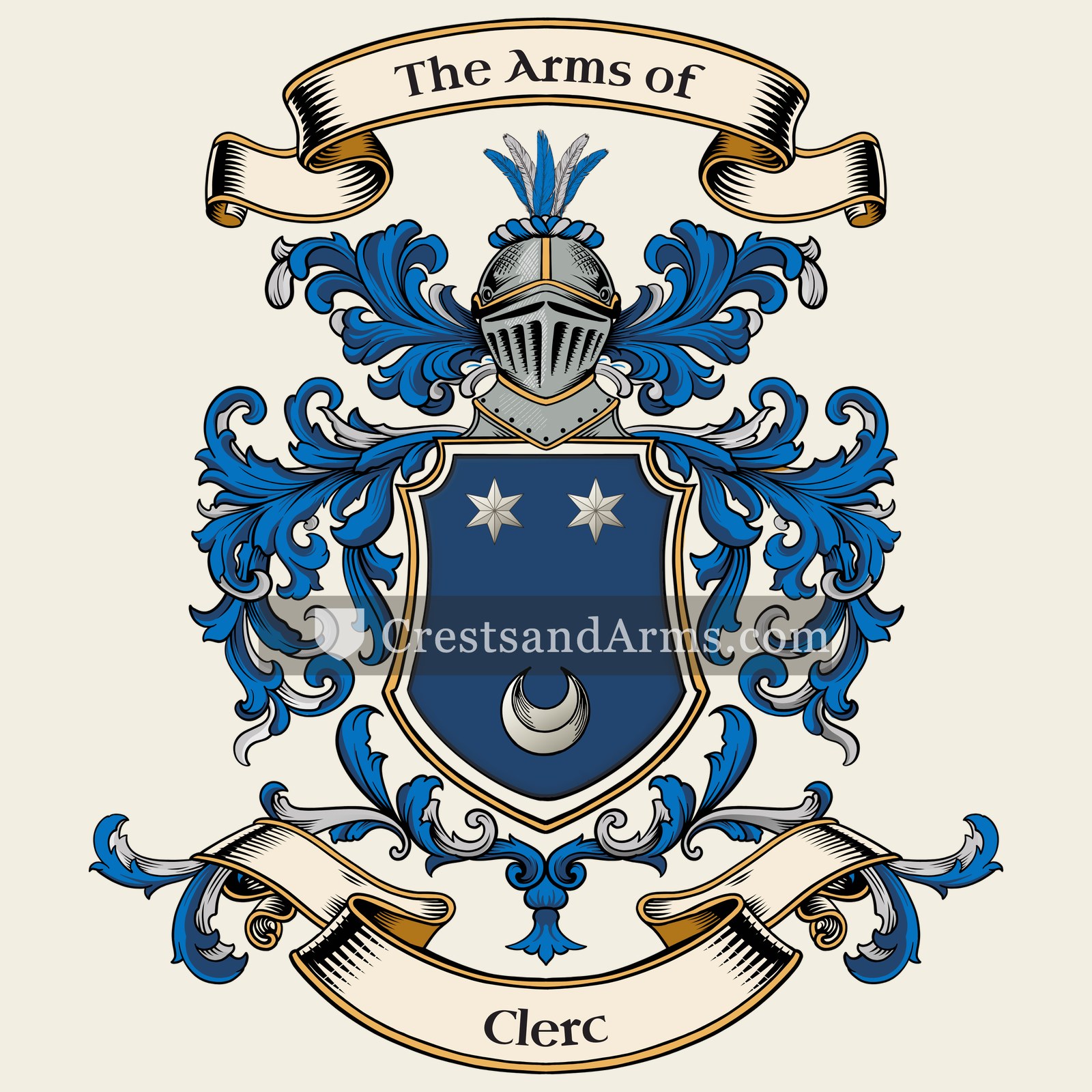 The Clerc coat of arms