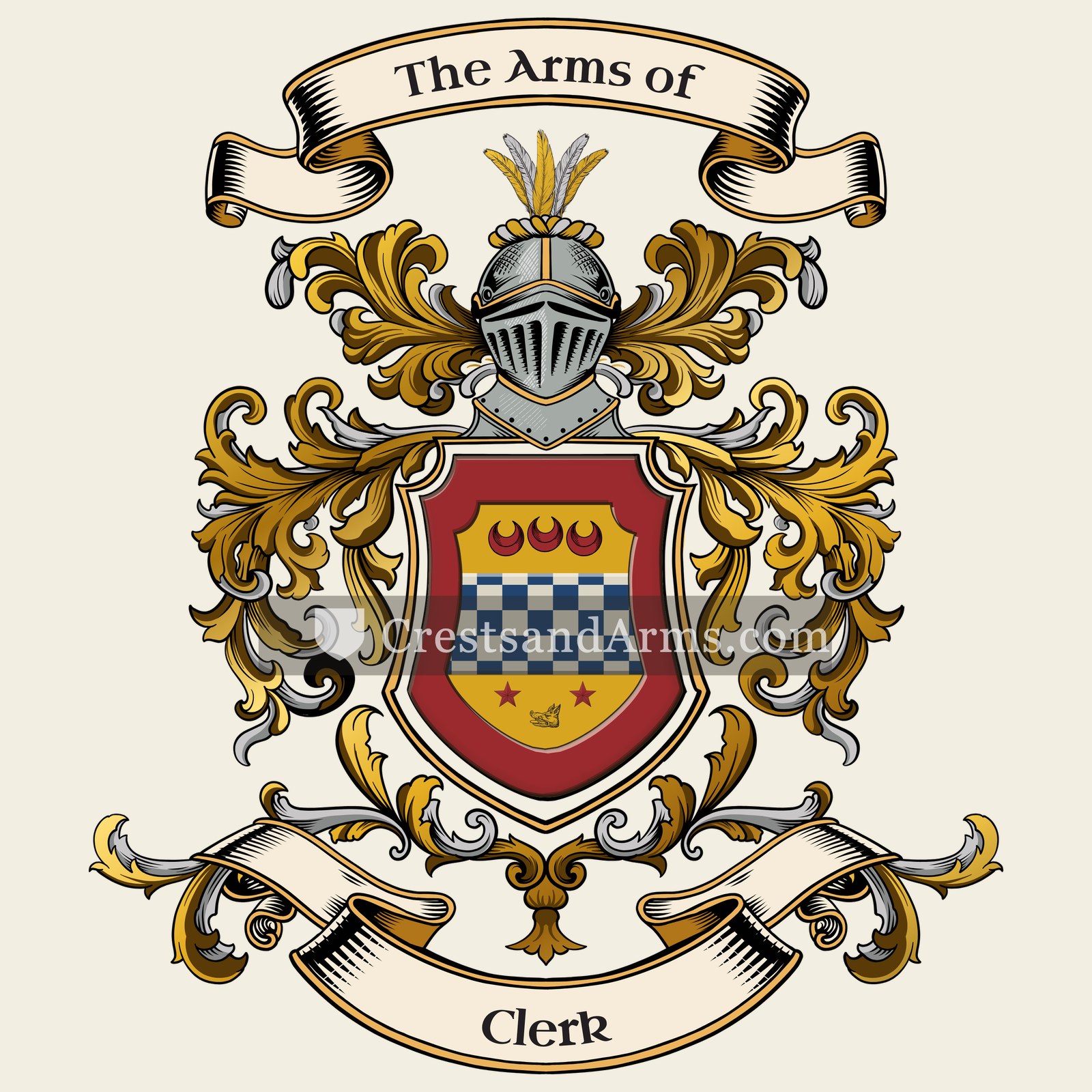 The Clerk coat of arms