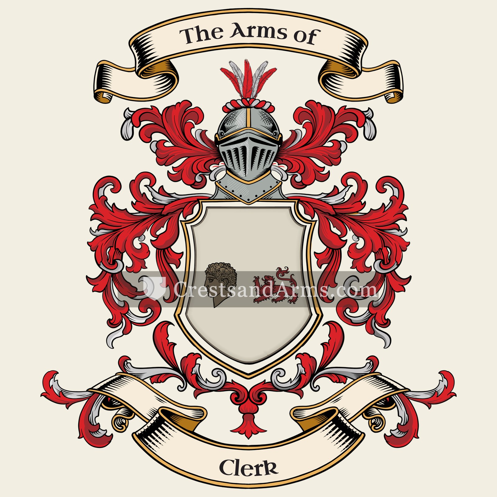 The Clerk coat of arms