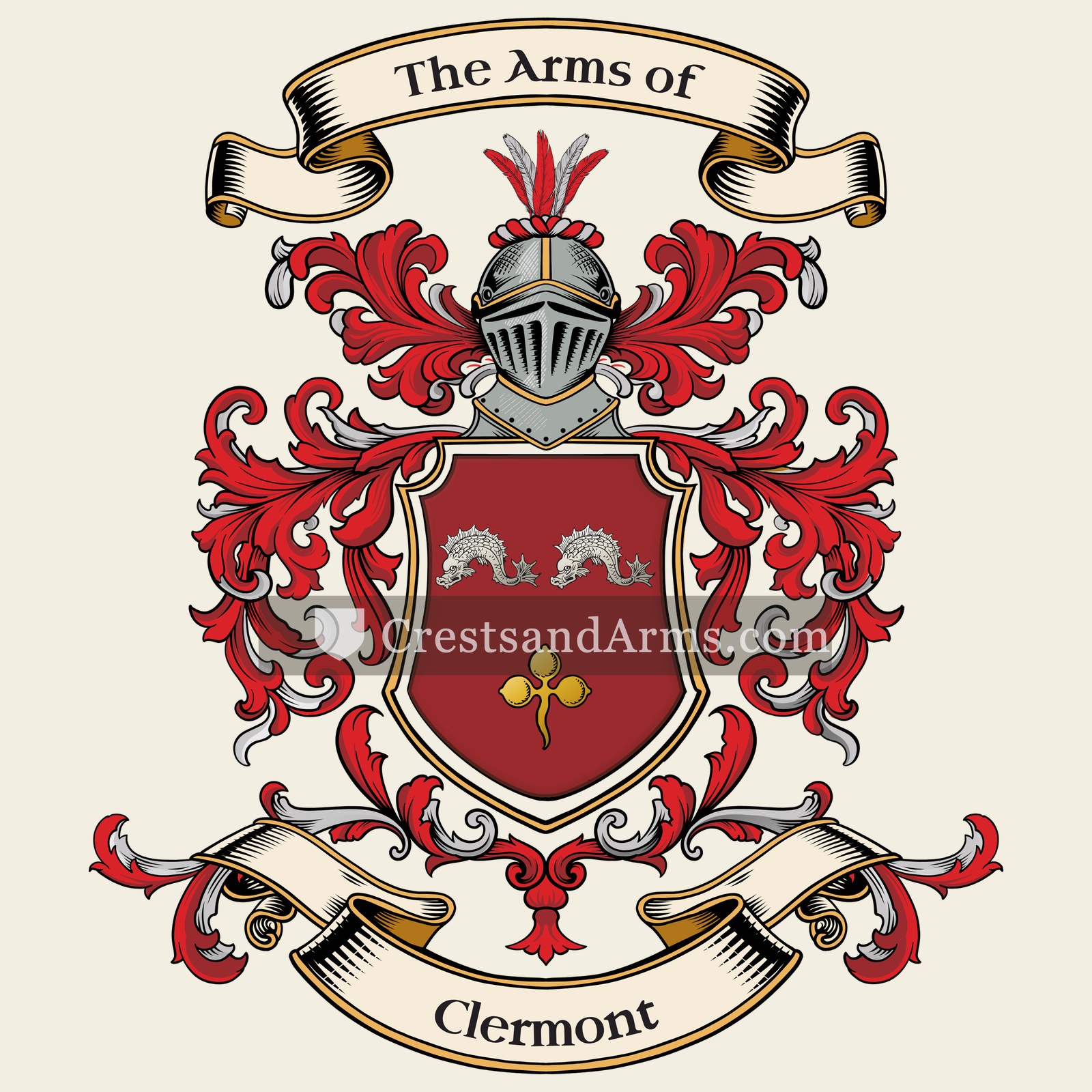 The Clermont coat of arms