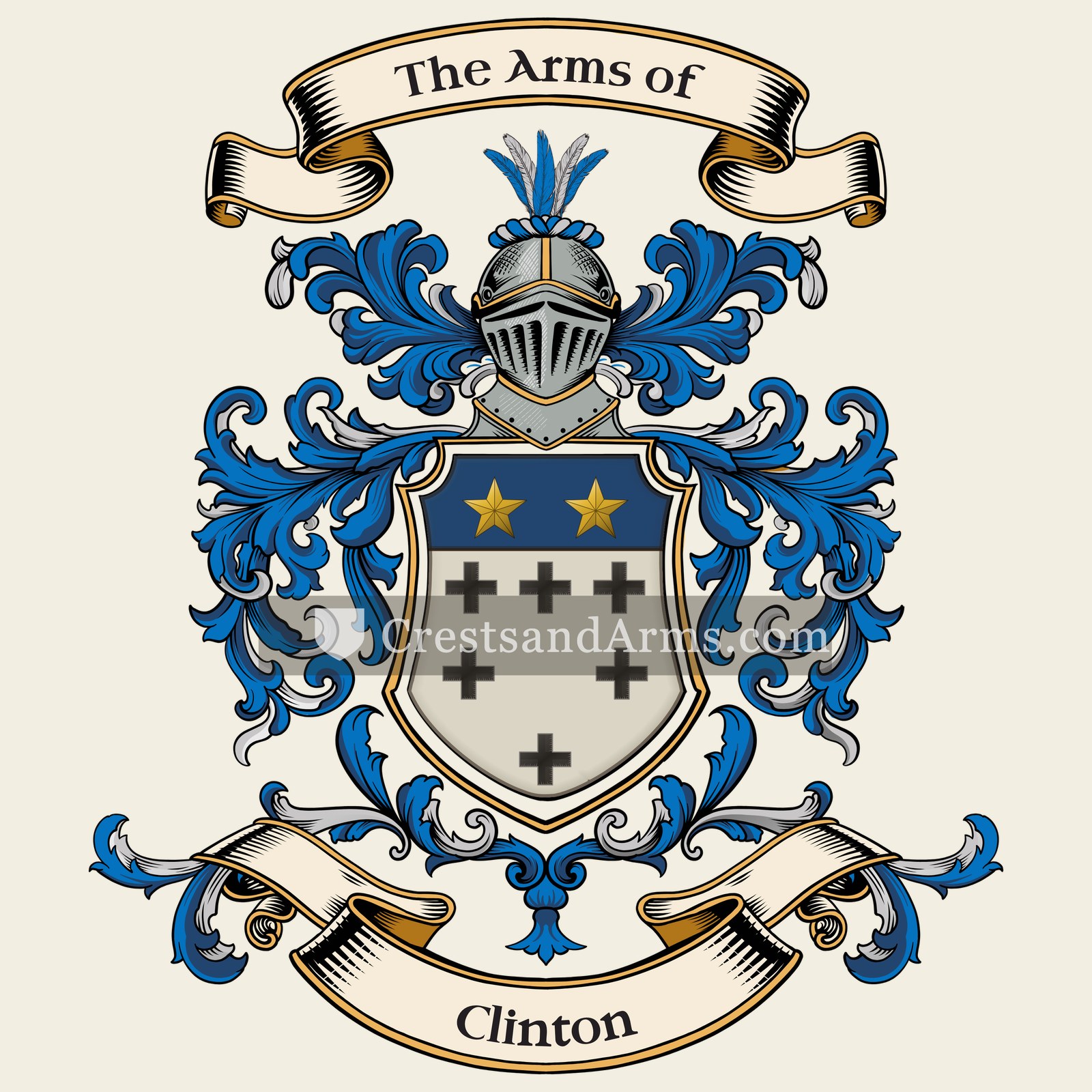 The Clinton coat of arms