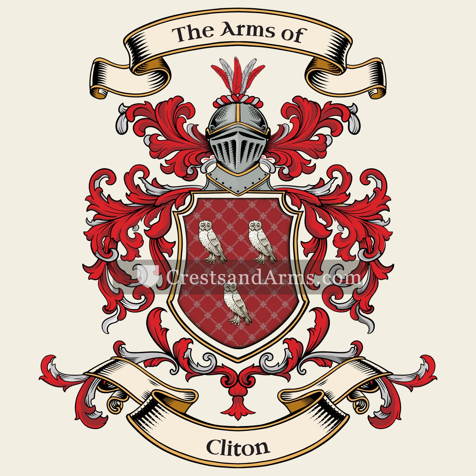 The Cliton coat of arms