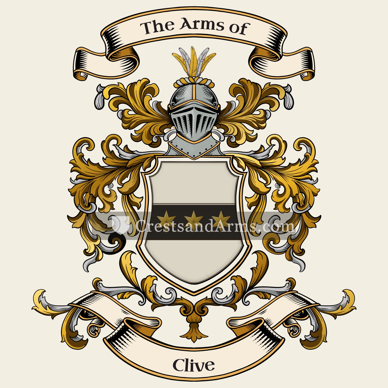The Clive coat of arms