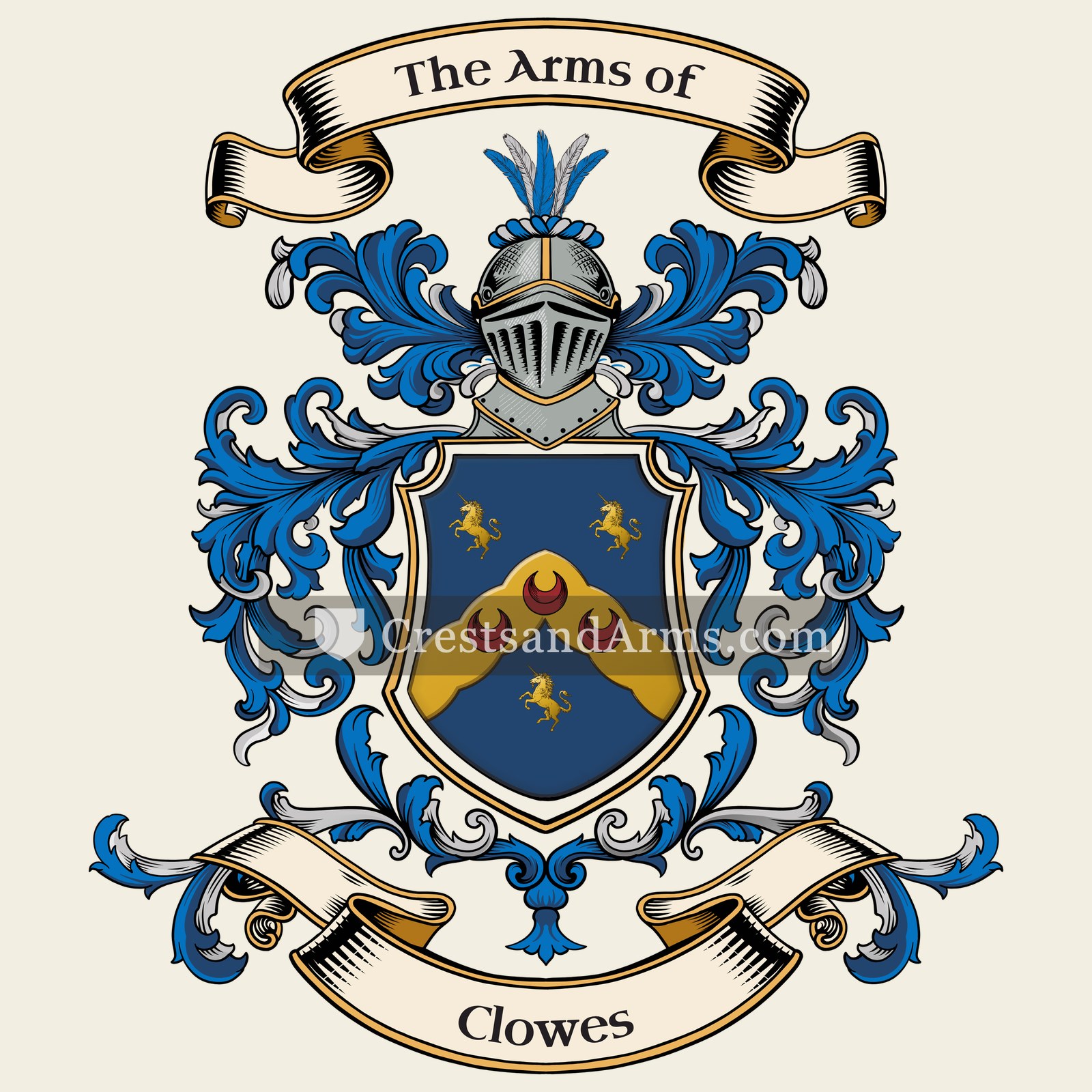 The Clowes coat of arms