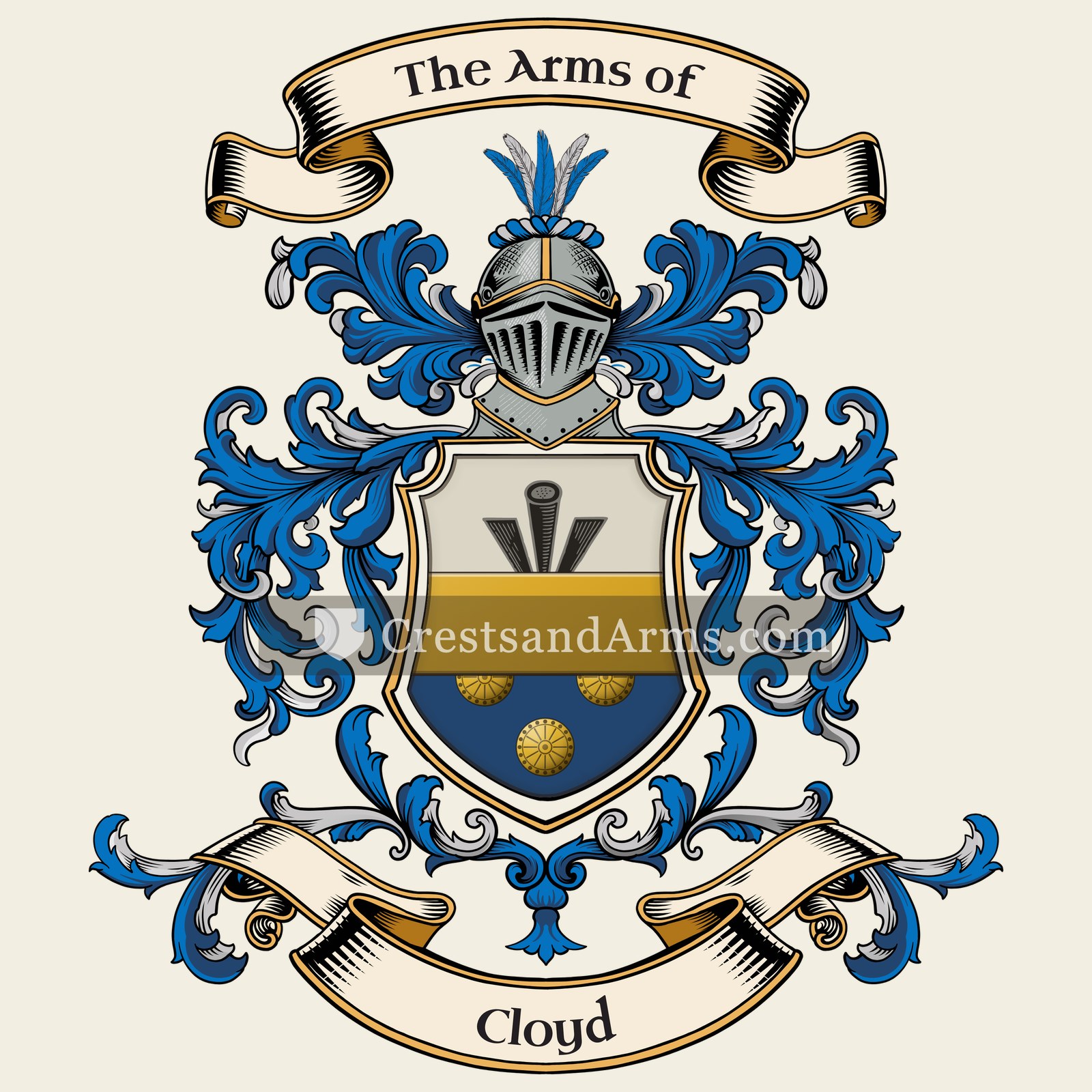 The Cloyd coat of arms