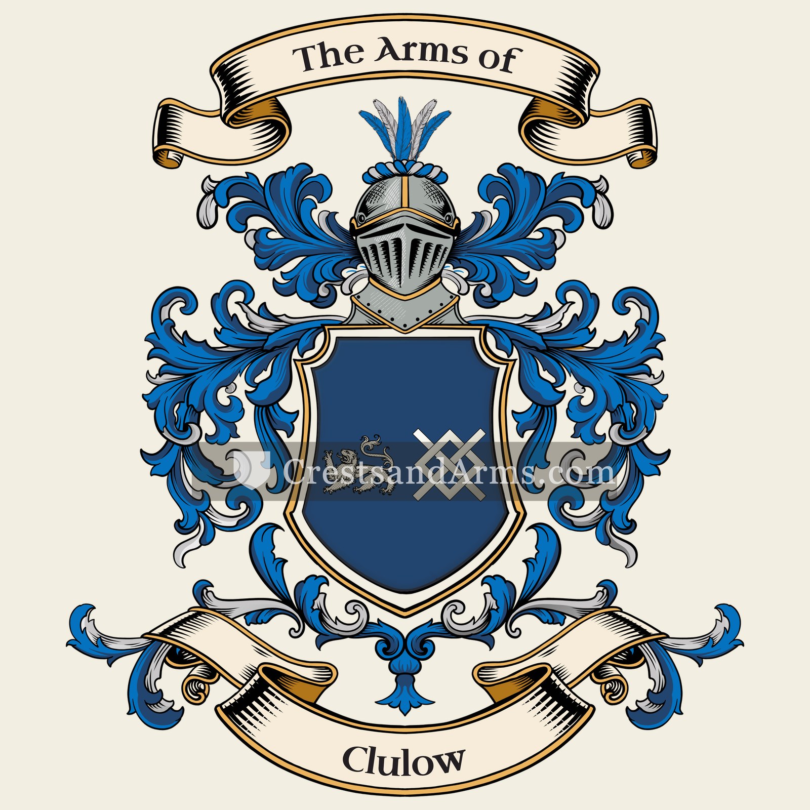 The Clulow coat of arms