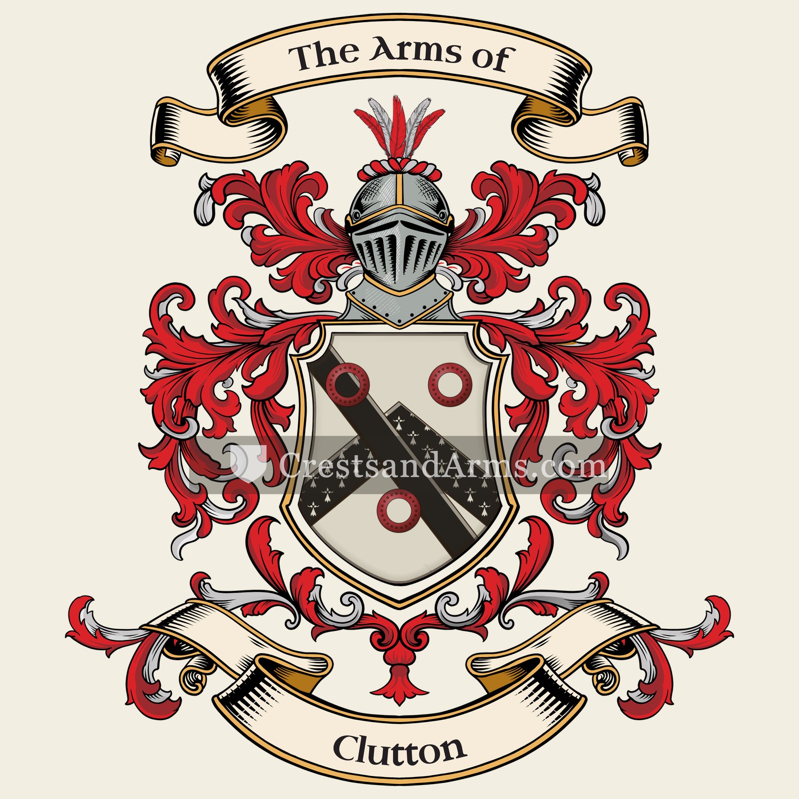 The Clutton coat of arms