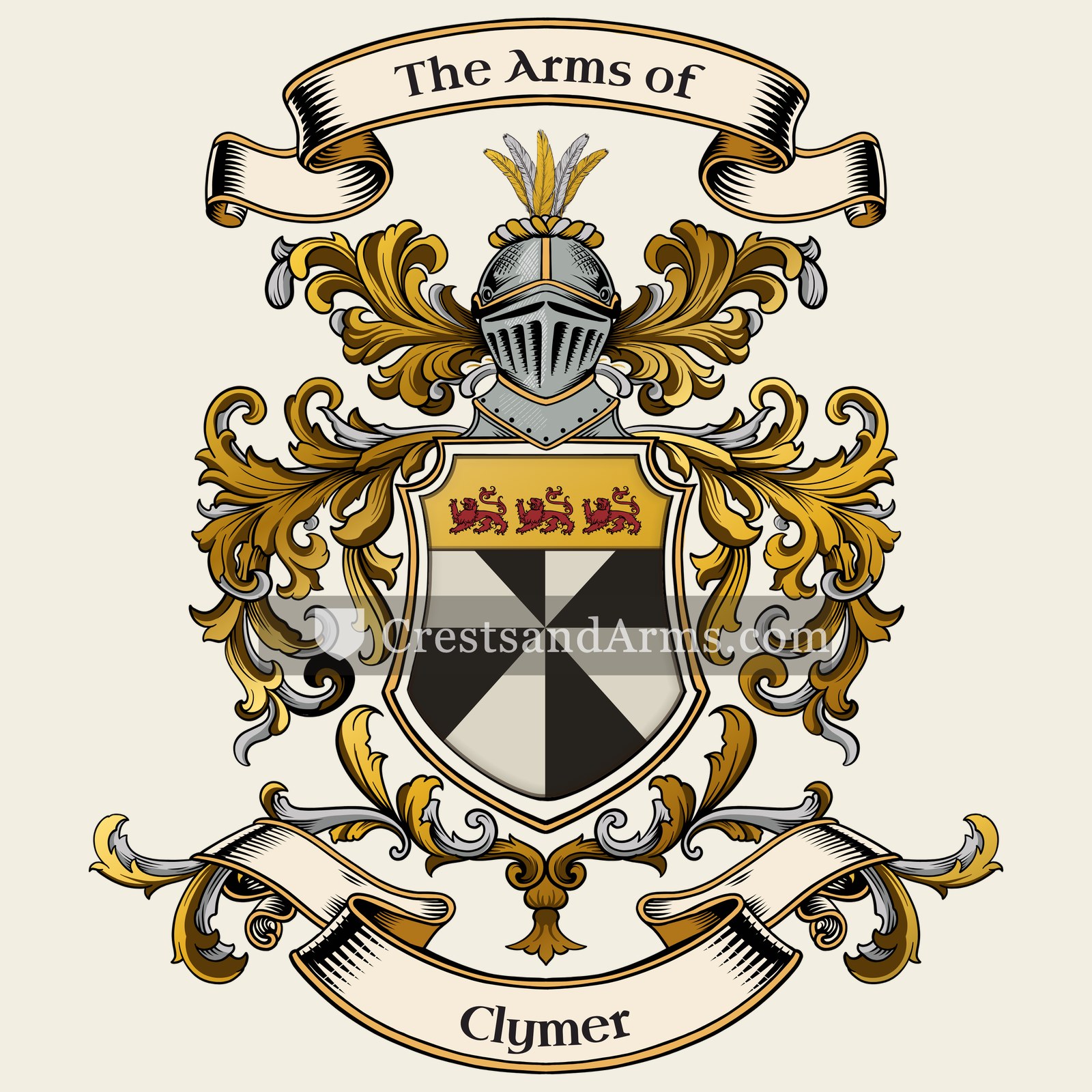 The Clymer coat of arms