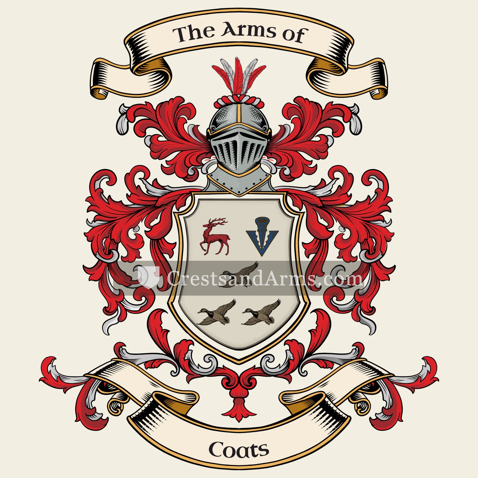 The Coats coat of arms