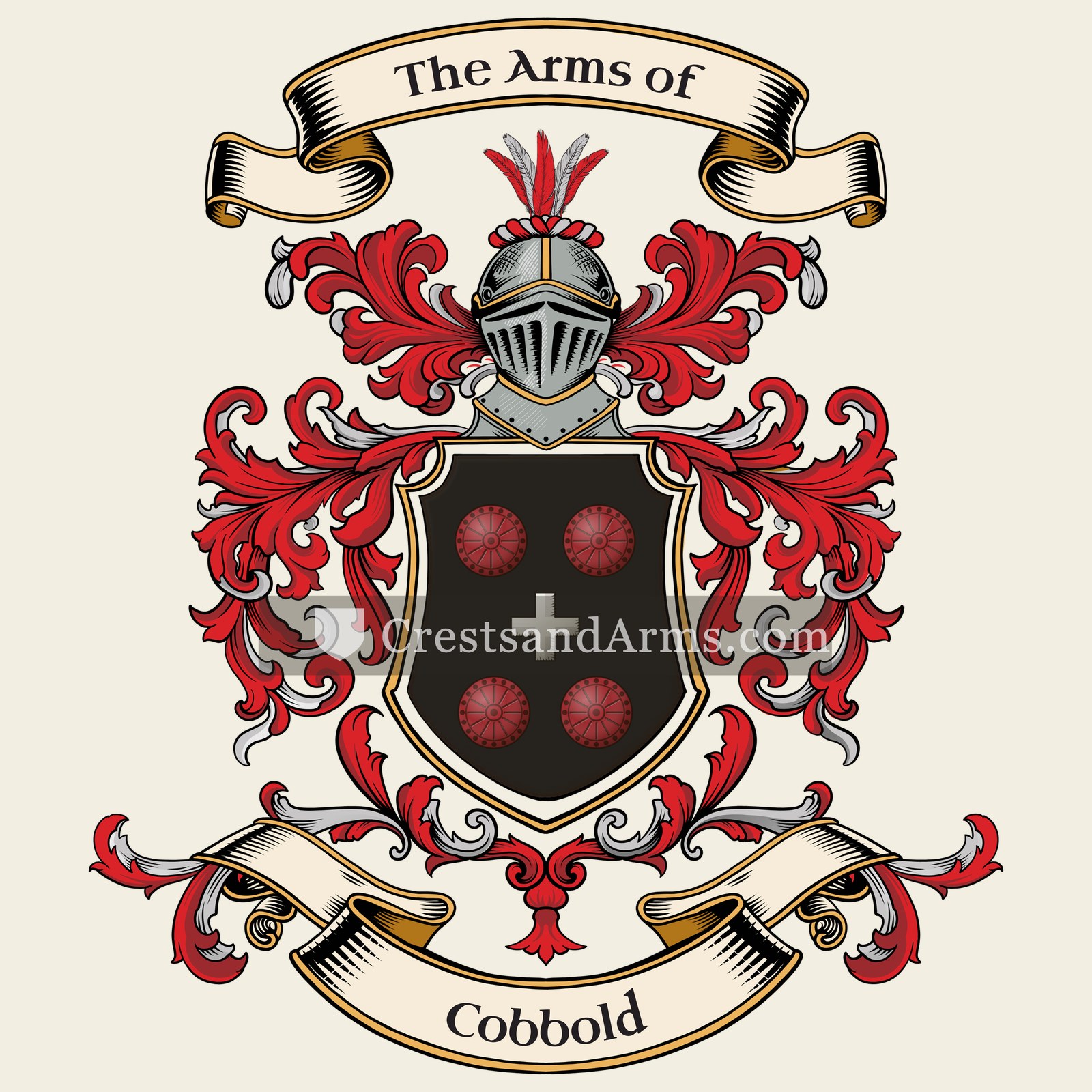 The Cobbold coat of arms