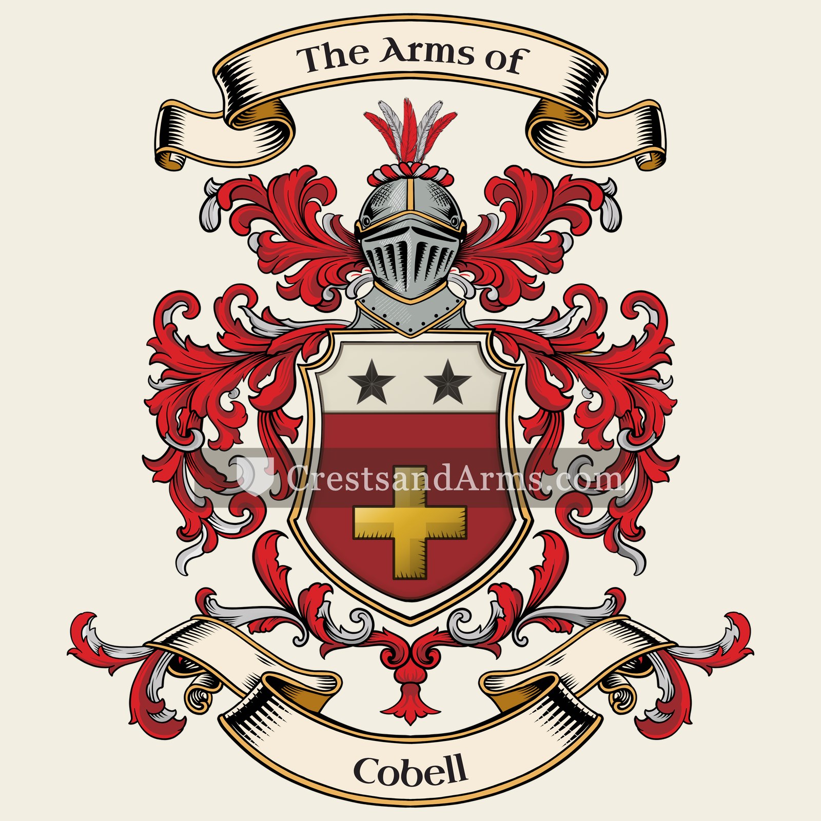 The Cobell coat of arms