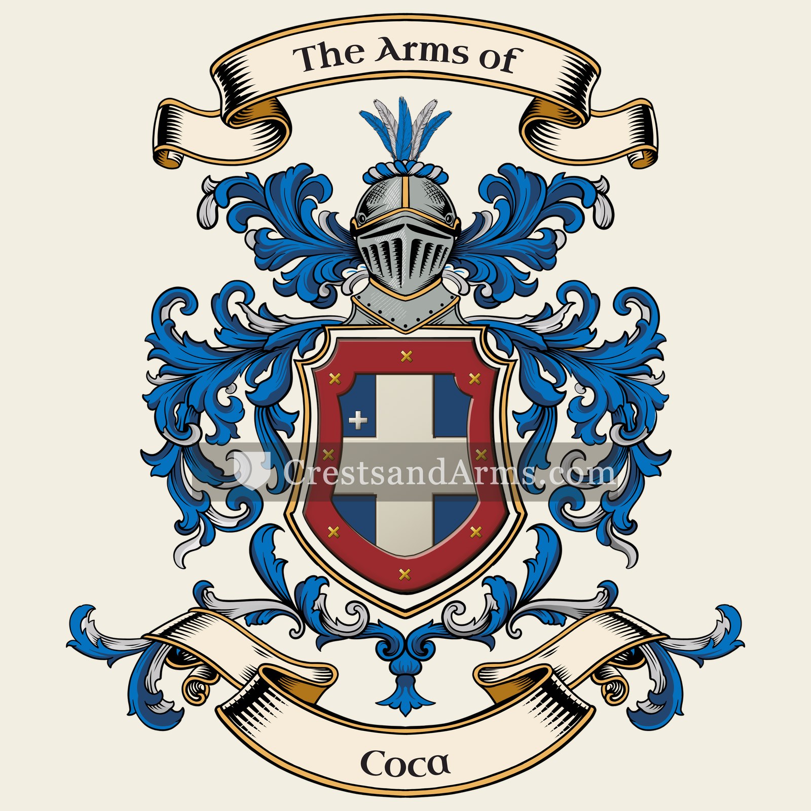 The Coca coat of arms