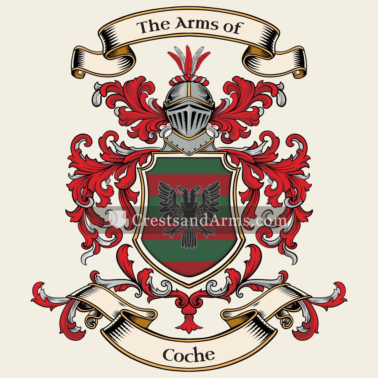 The Coche coat of arms
