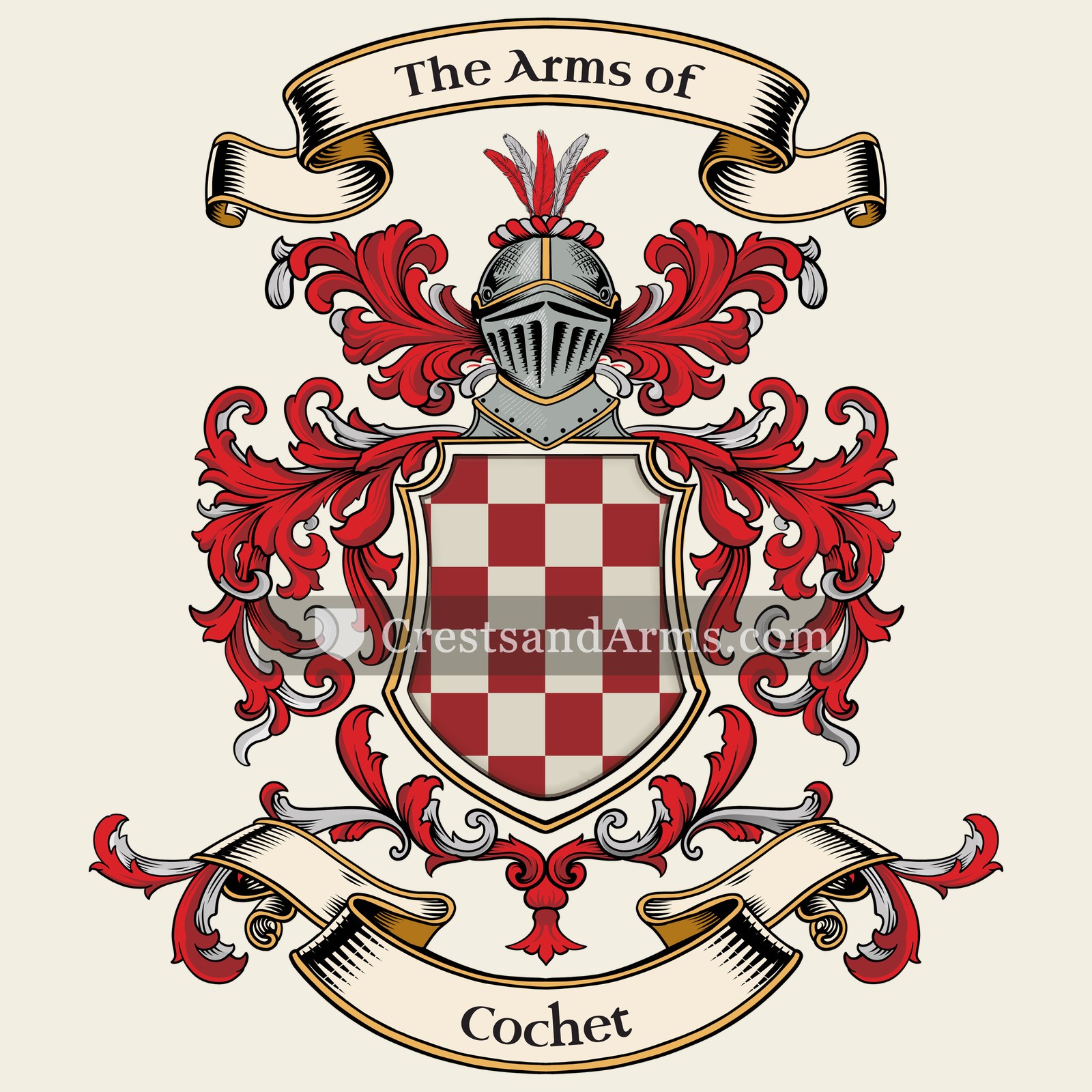 The Cochet coat of arms