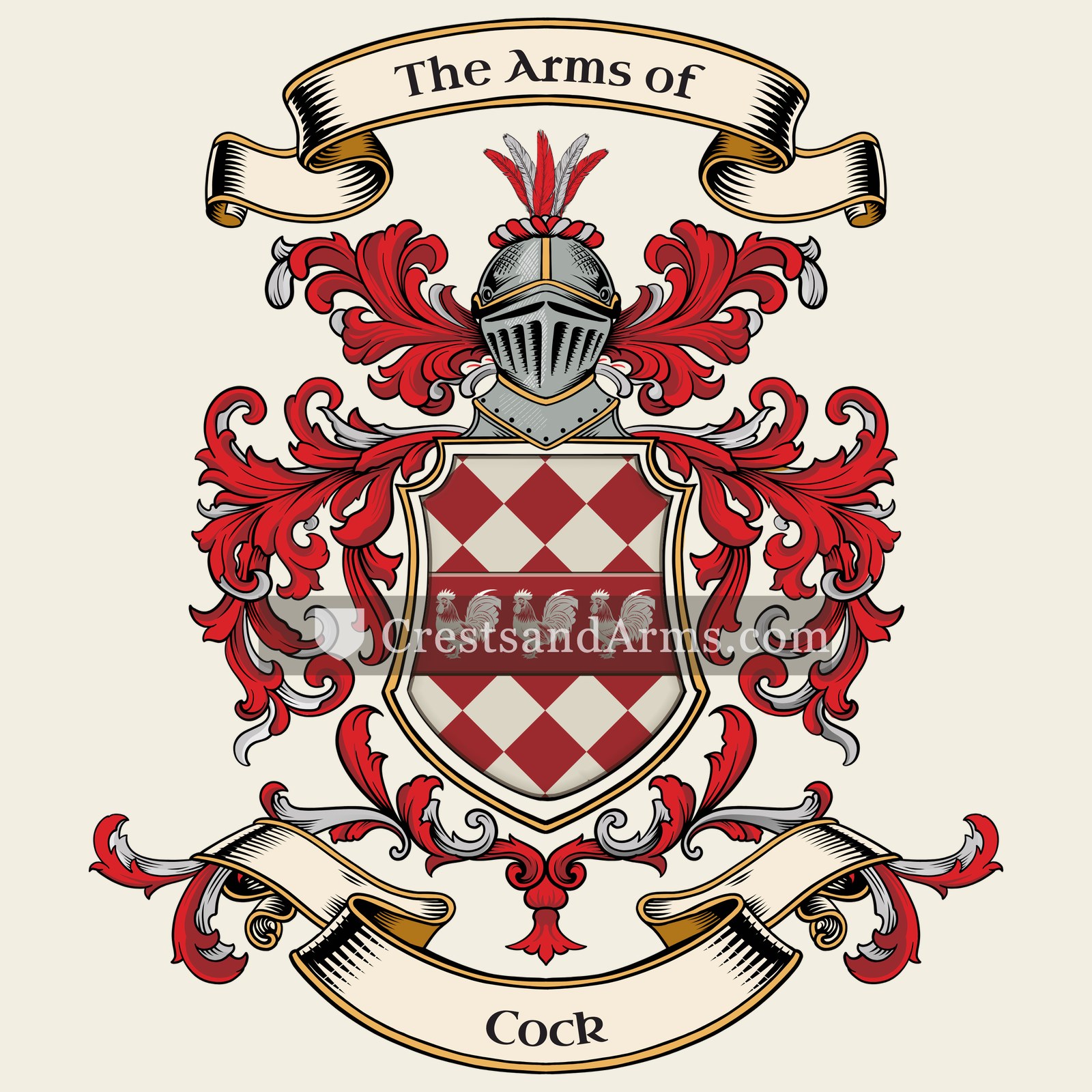 The Cock coat of arms