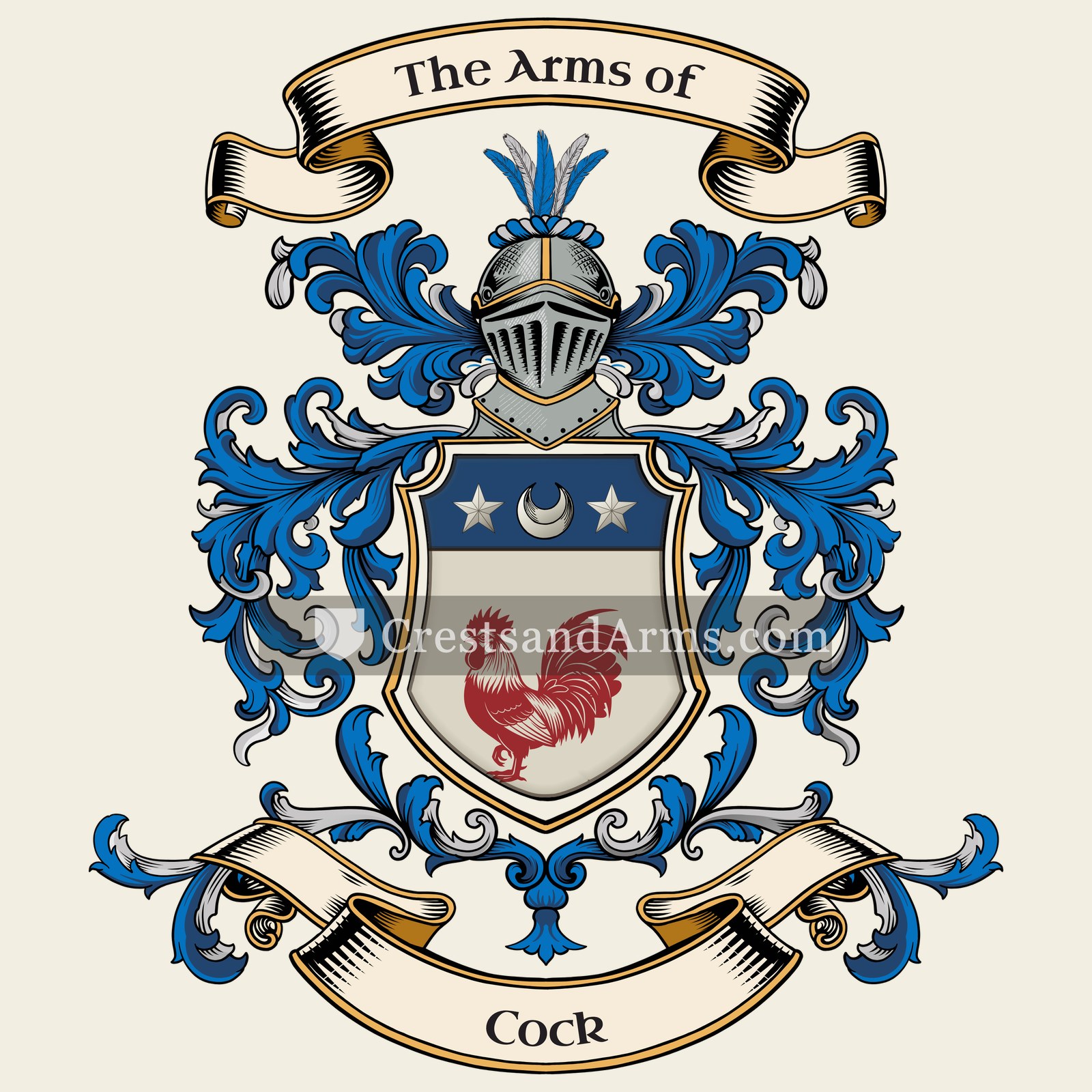 The Cock coat of arms
