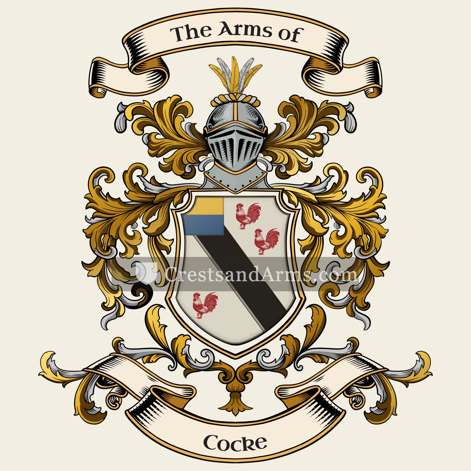 The Cocke coat of arms