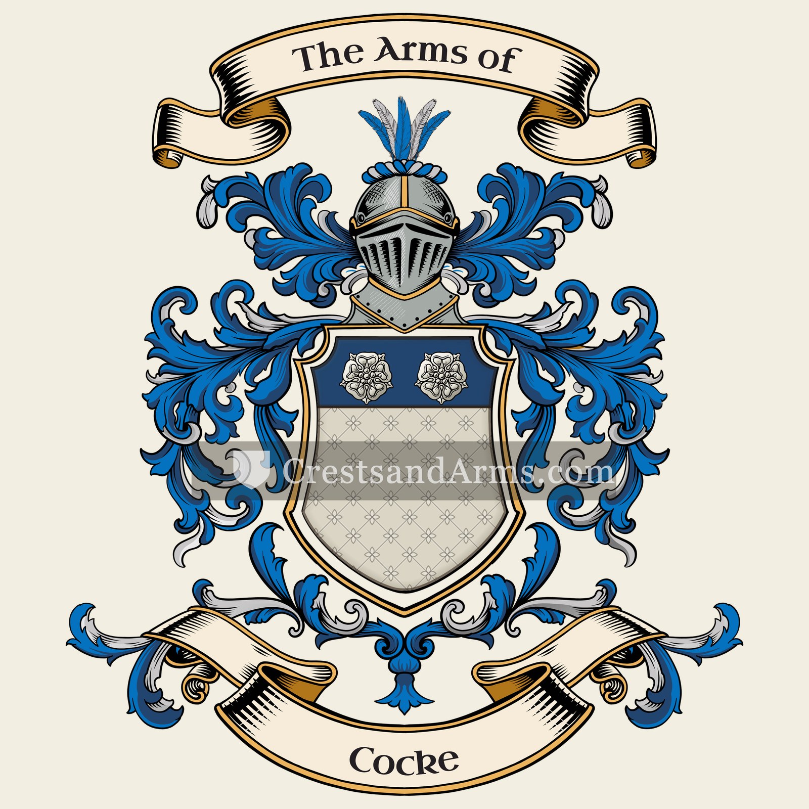 The Cocke coat of arms