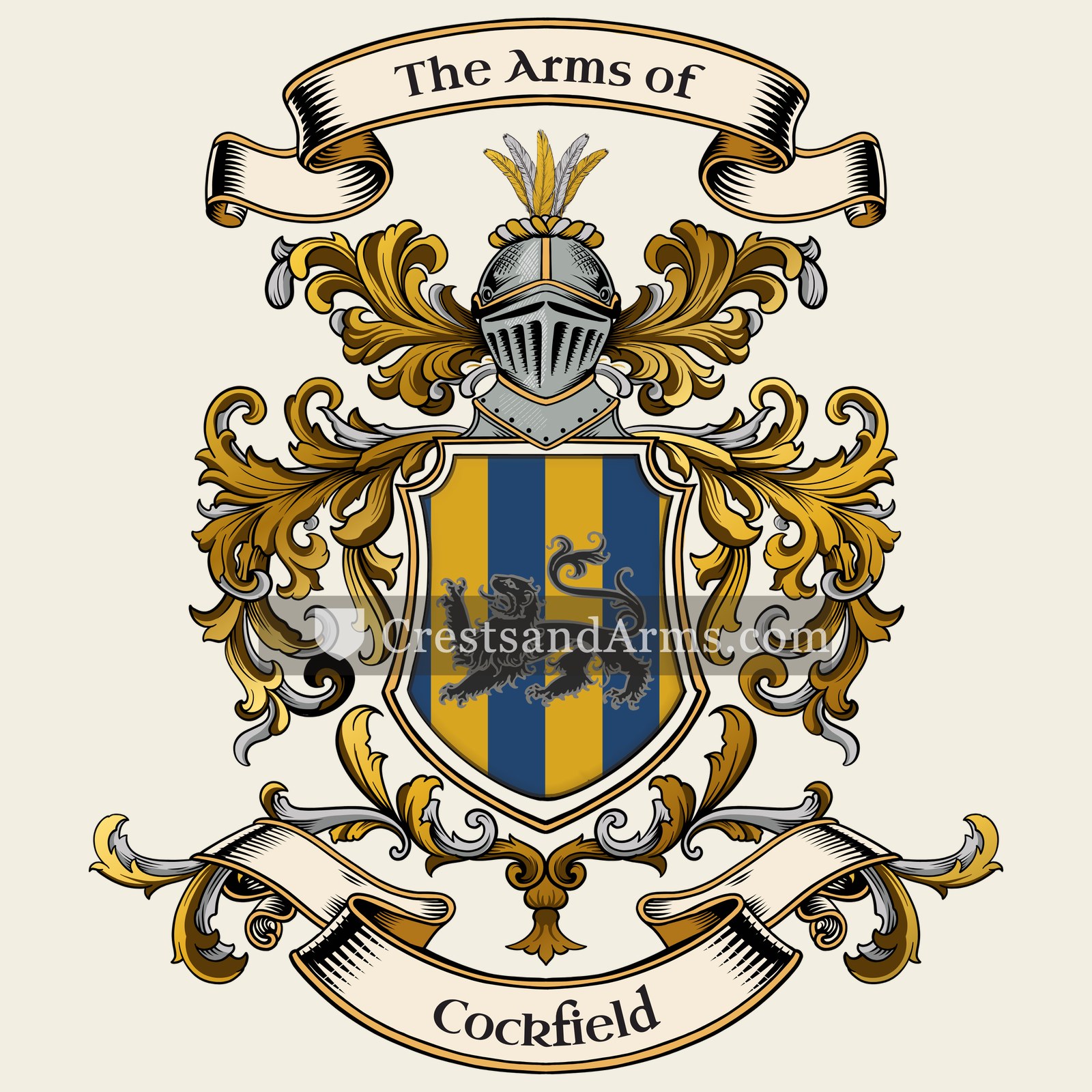 The Cockfield coat of arms