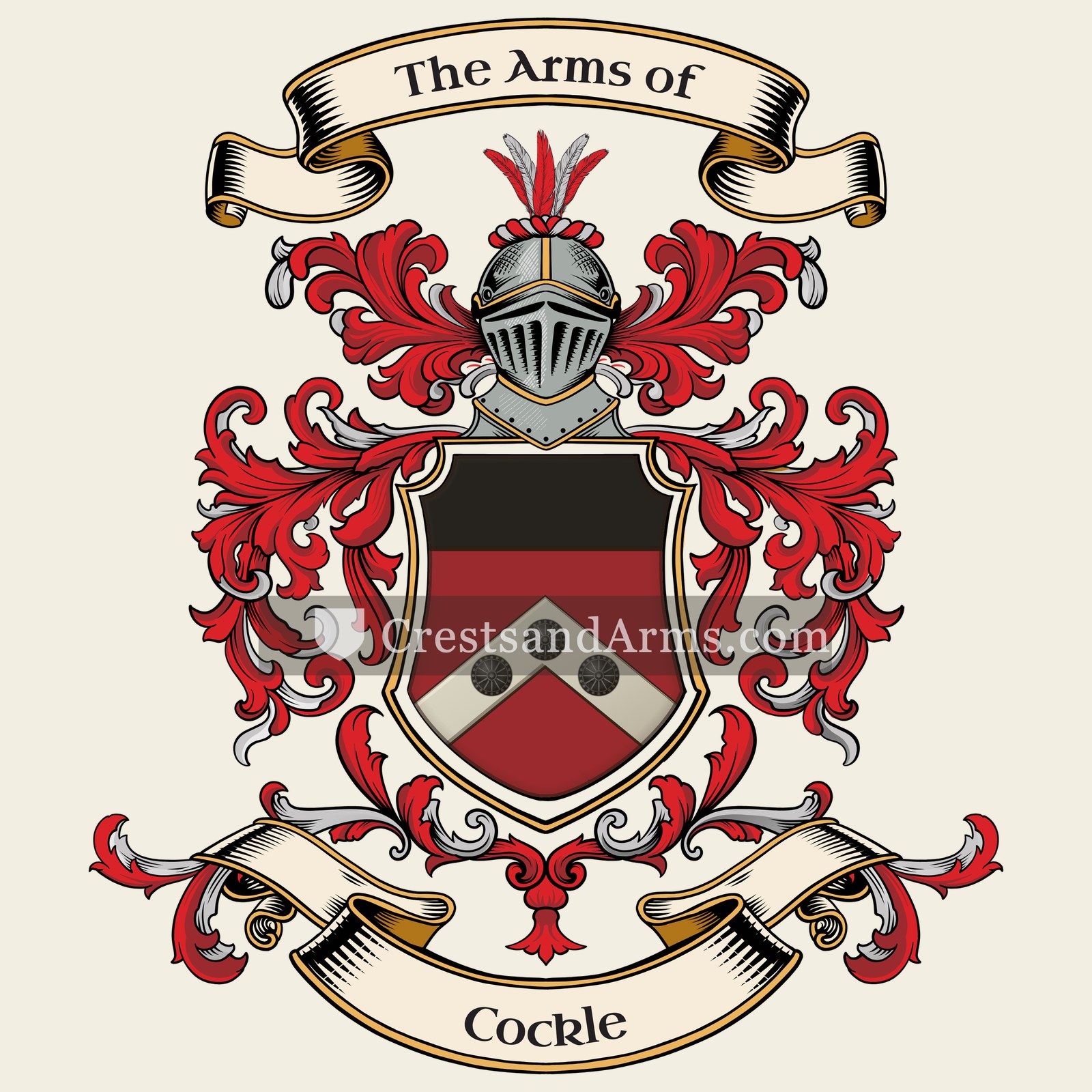 The Cockle coat of arms