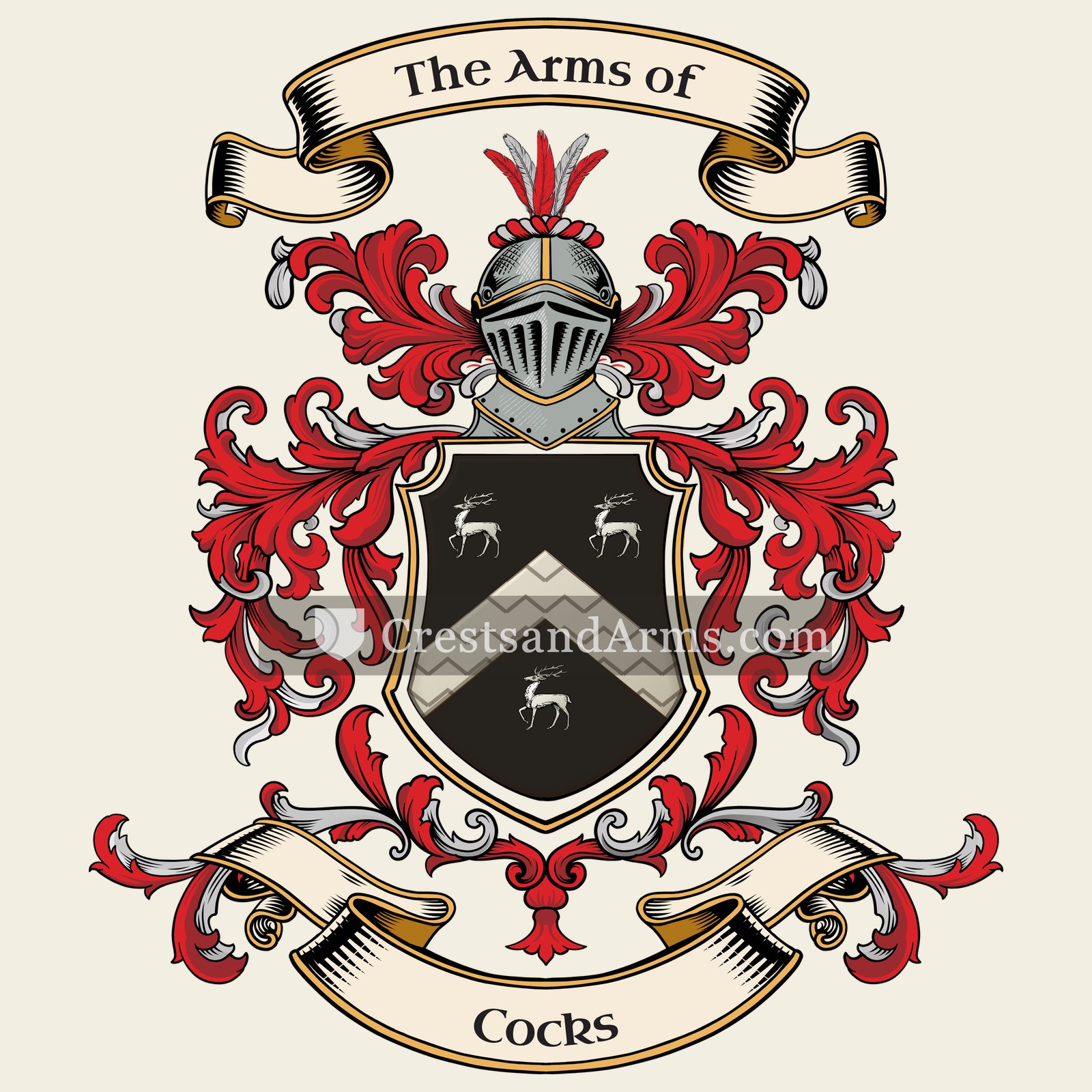The Cocks coat of arms