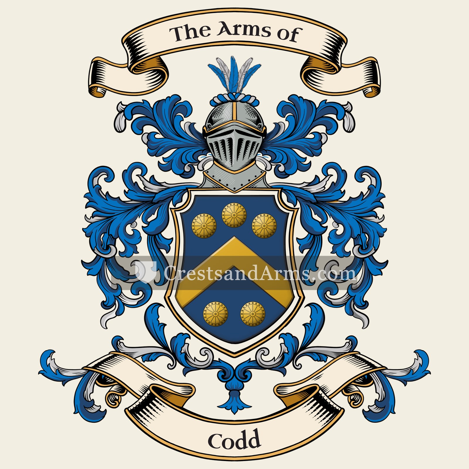 The Codd coat of arms
